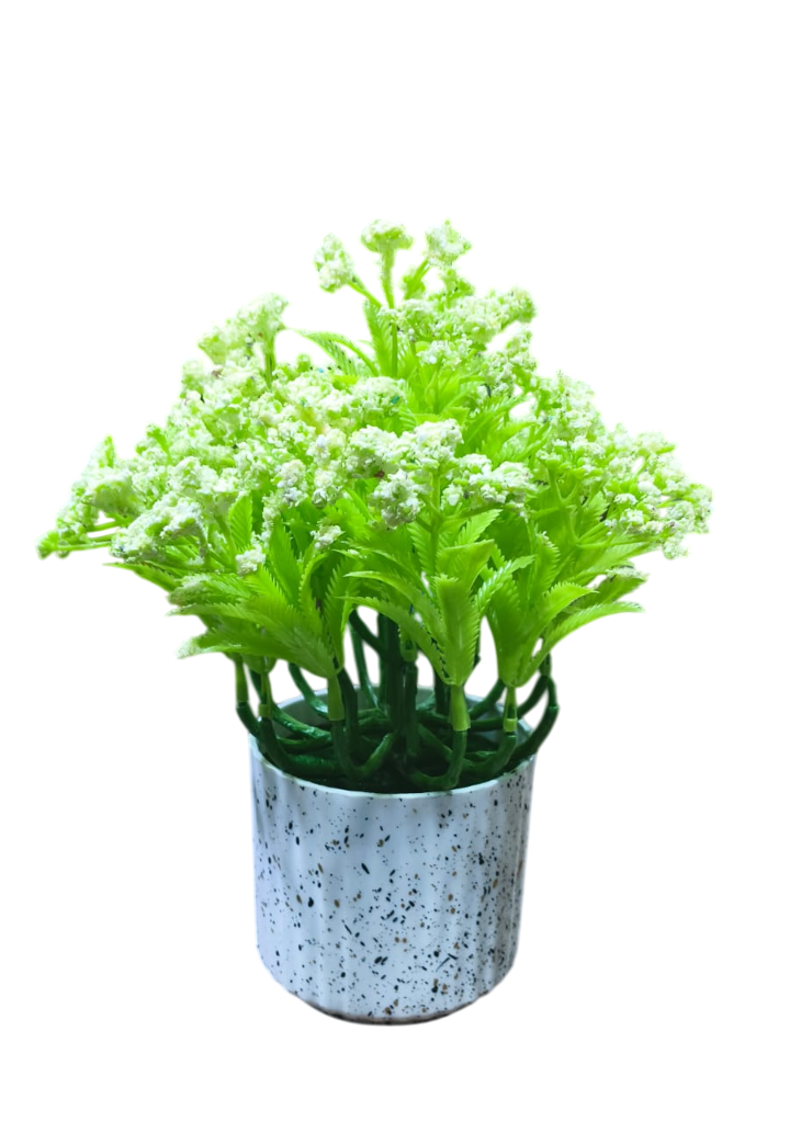 Artificial Bonsai Plants with Pot (Light Green)