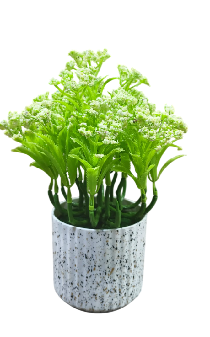 Artificial Bonsai Plants with Pot (Light Green)
