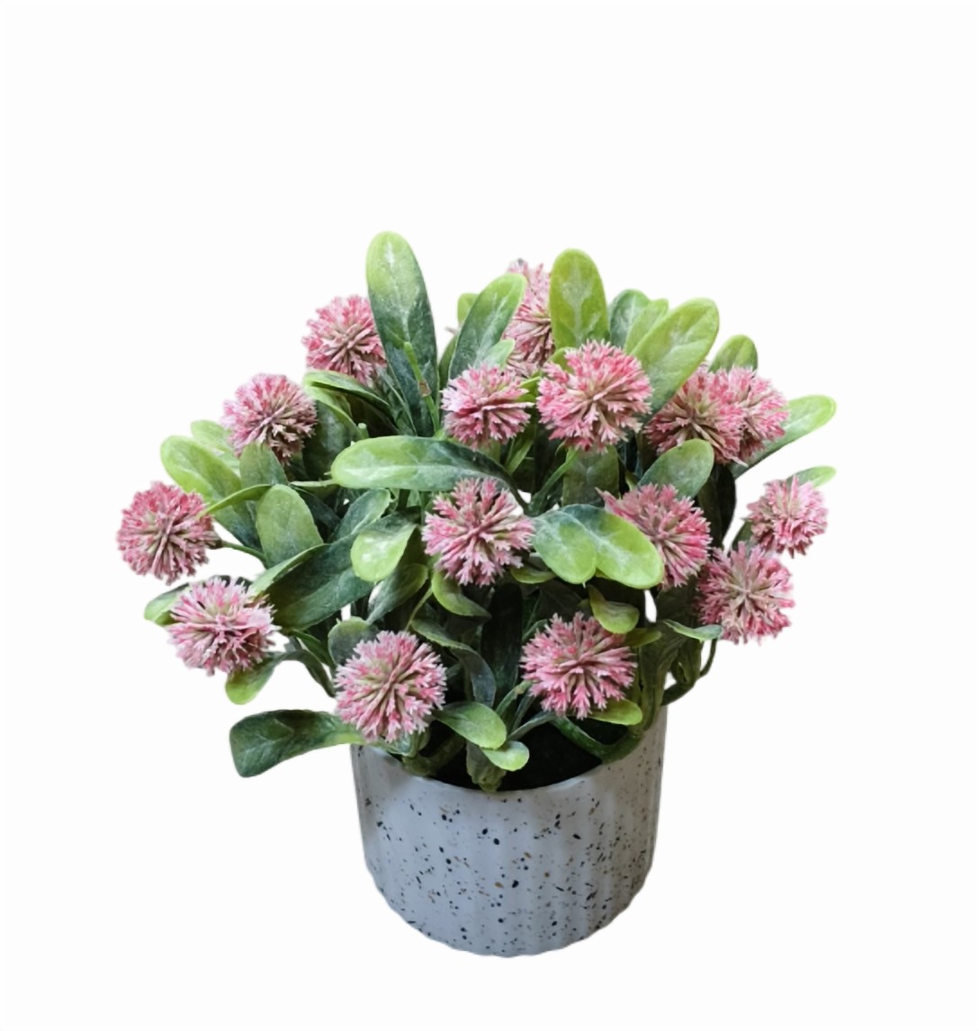 Artificial Bonsai Plants with Pot (Pink)