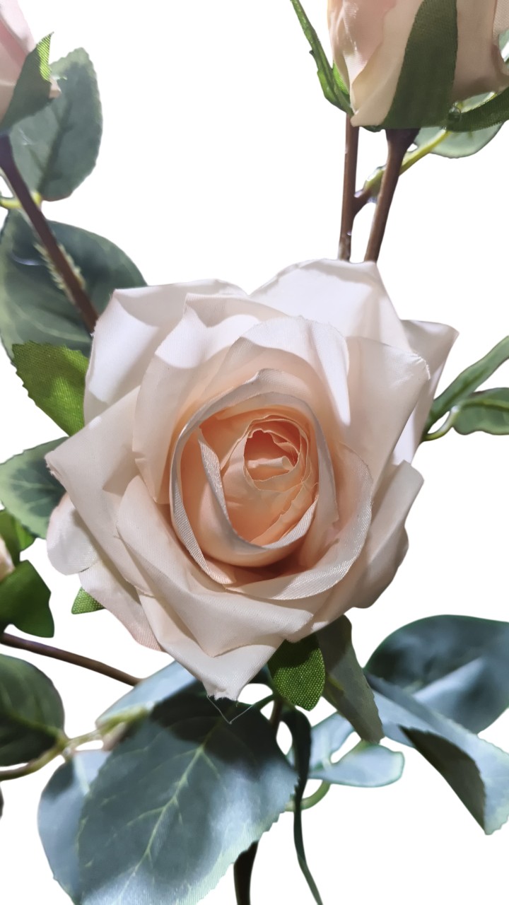 Artificial Rose Flowers Stick (Peach)