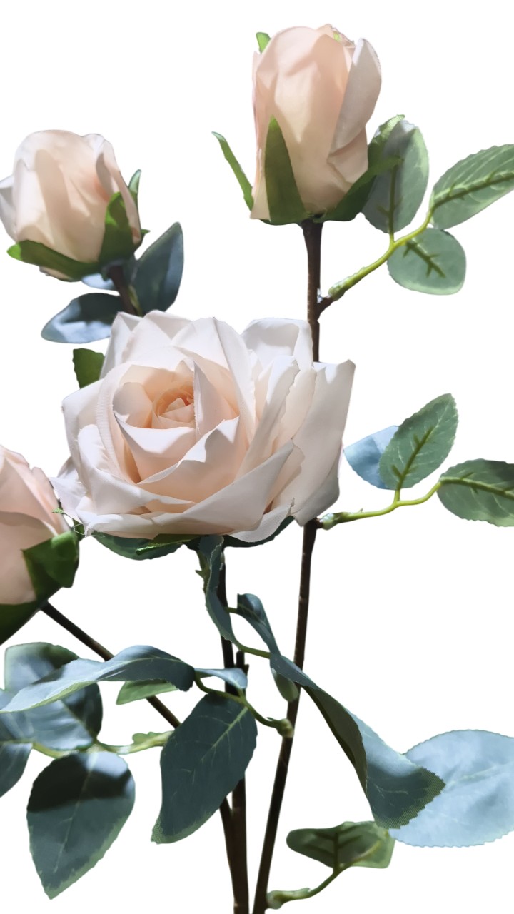 Artificial Rose Flowers Stick (Peach)