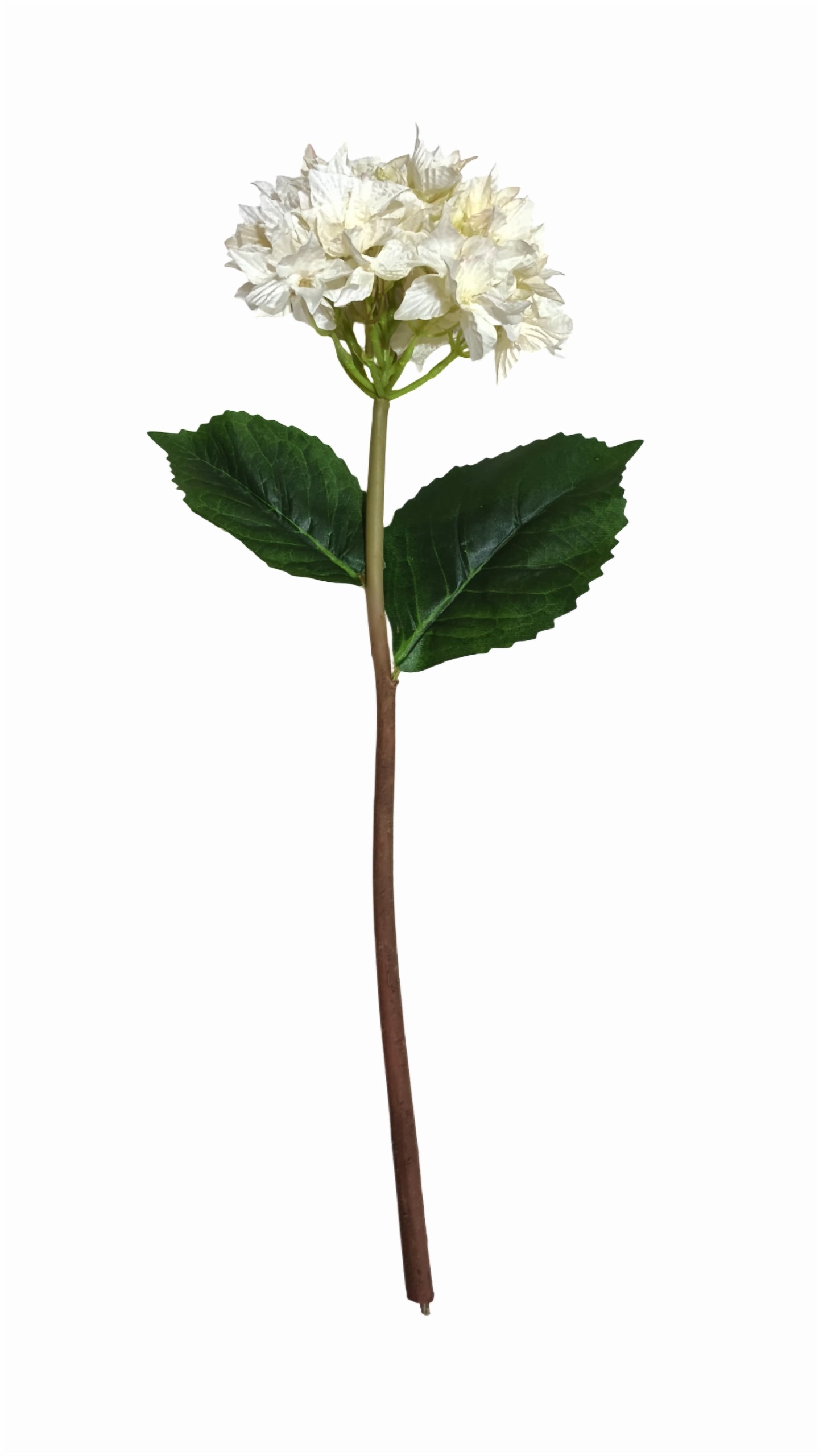Artificial Hydrangea Flower Stick (Cream)
