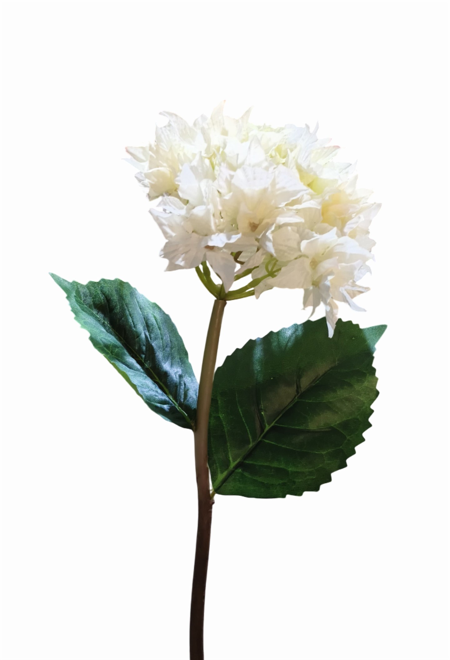 Artificial Hydrangea Flower Stick (Cream)