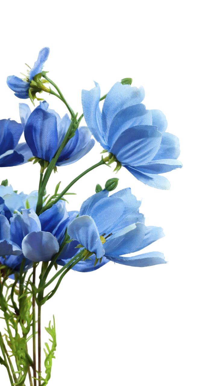 Artificial Daisy Flower Sticks (Blue)