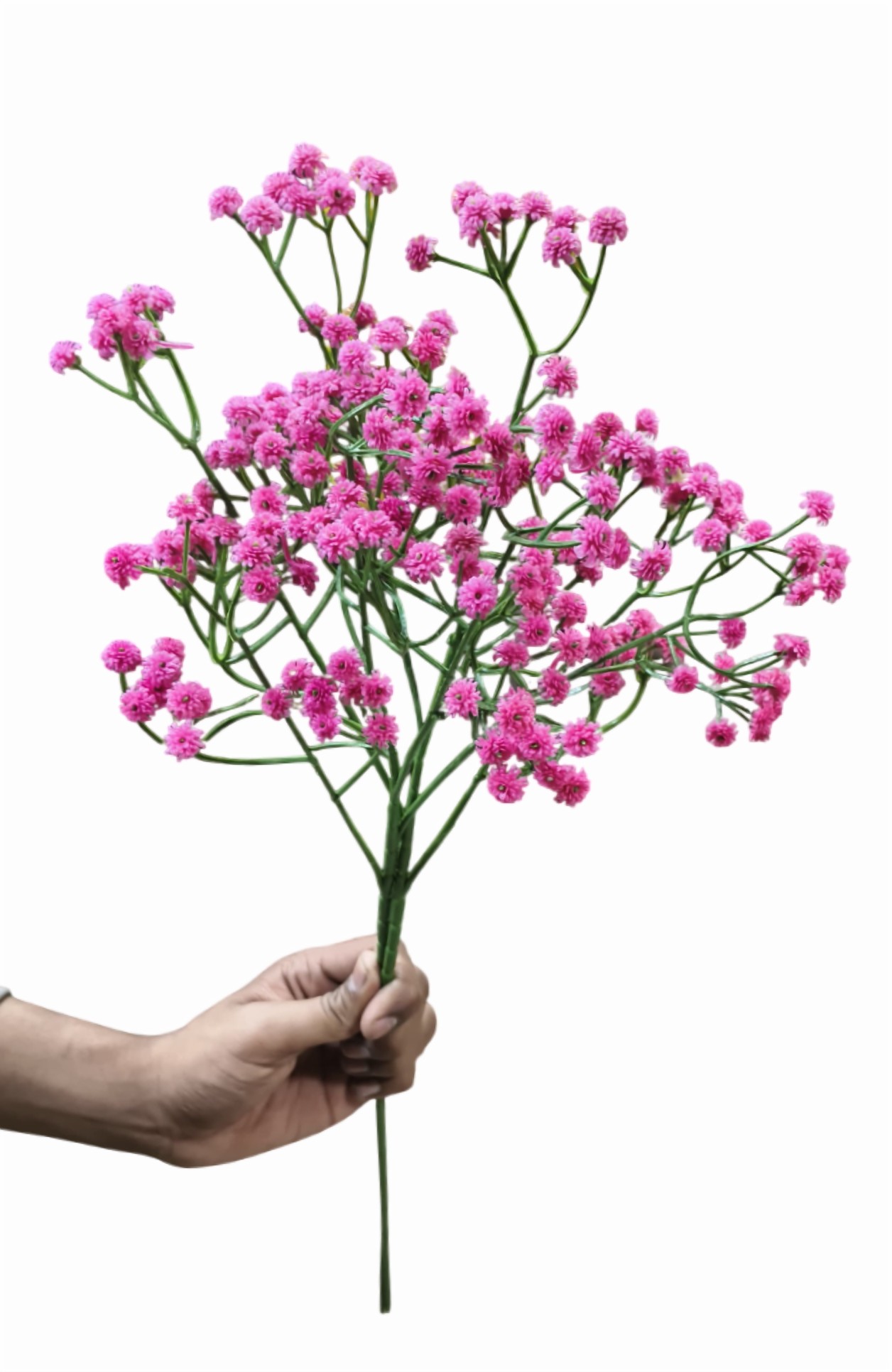 Artificial Baby's Breath Gypso Flower Sticks (Dark Pink) (Without Pot)