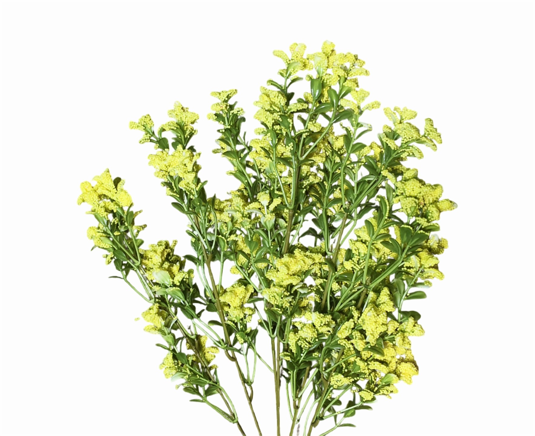 Artificial Thermocol Flower Bunch, 7 Heads, (Yellow)