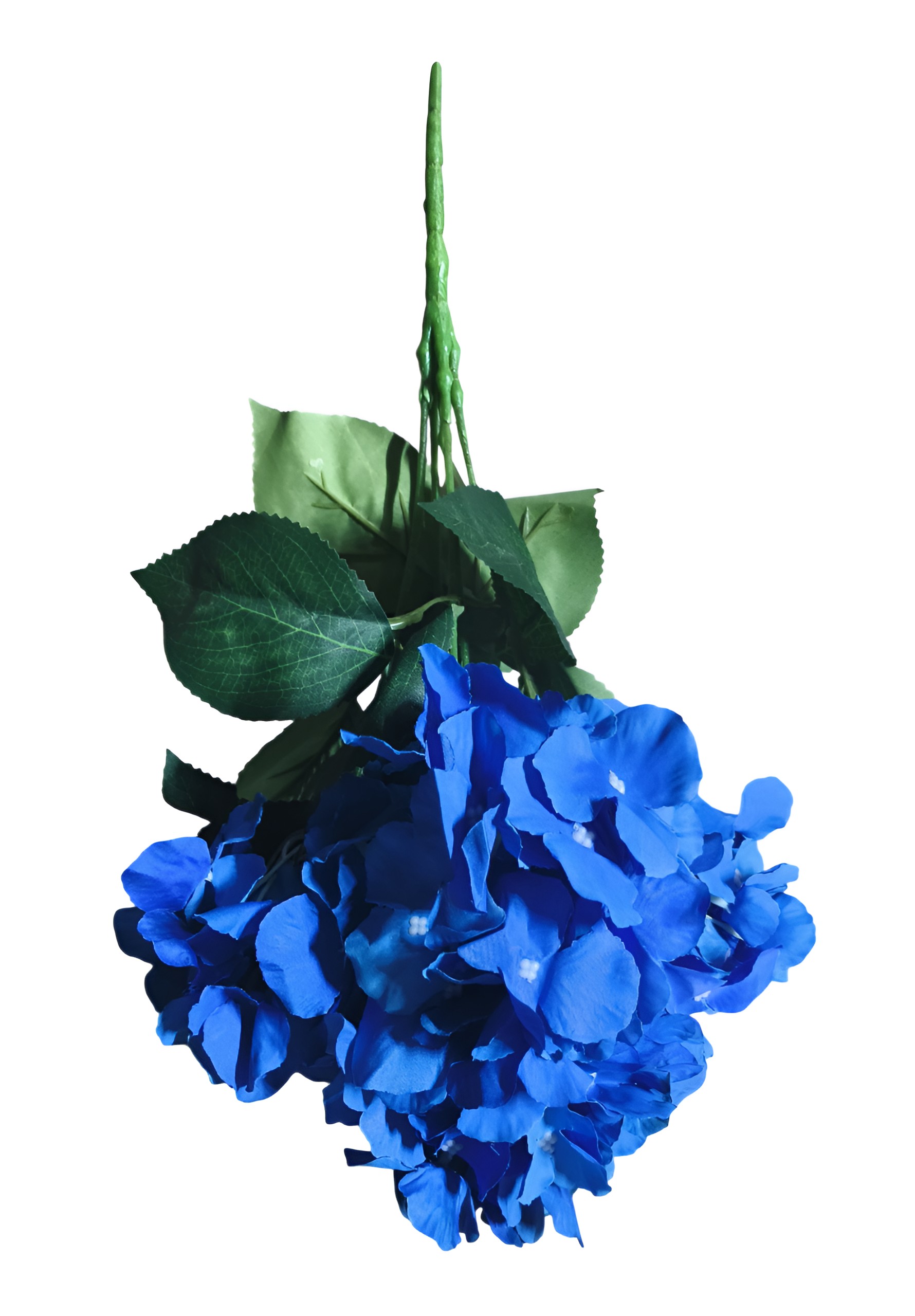 (5 Heads) Artificial Hydrangea Flower Bunch (Blue)