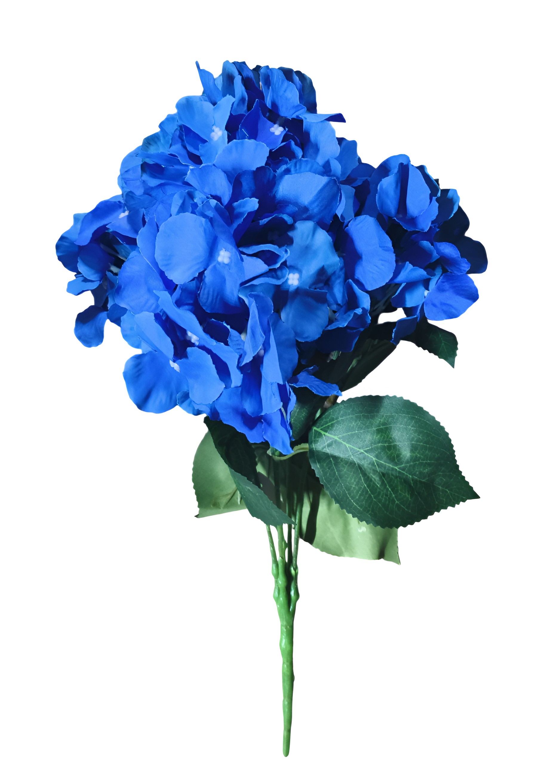 (5 Heads) Artificial Hydrangea Flower Bunch (Blue)