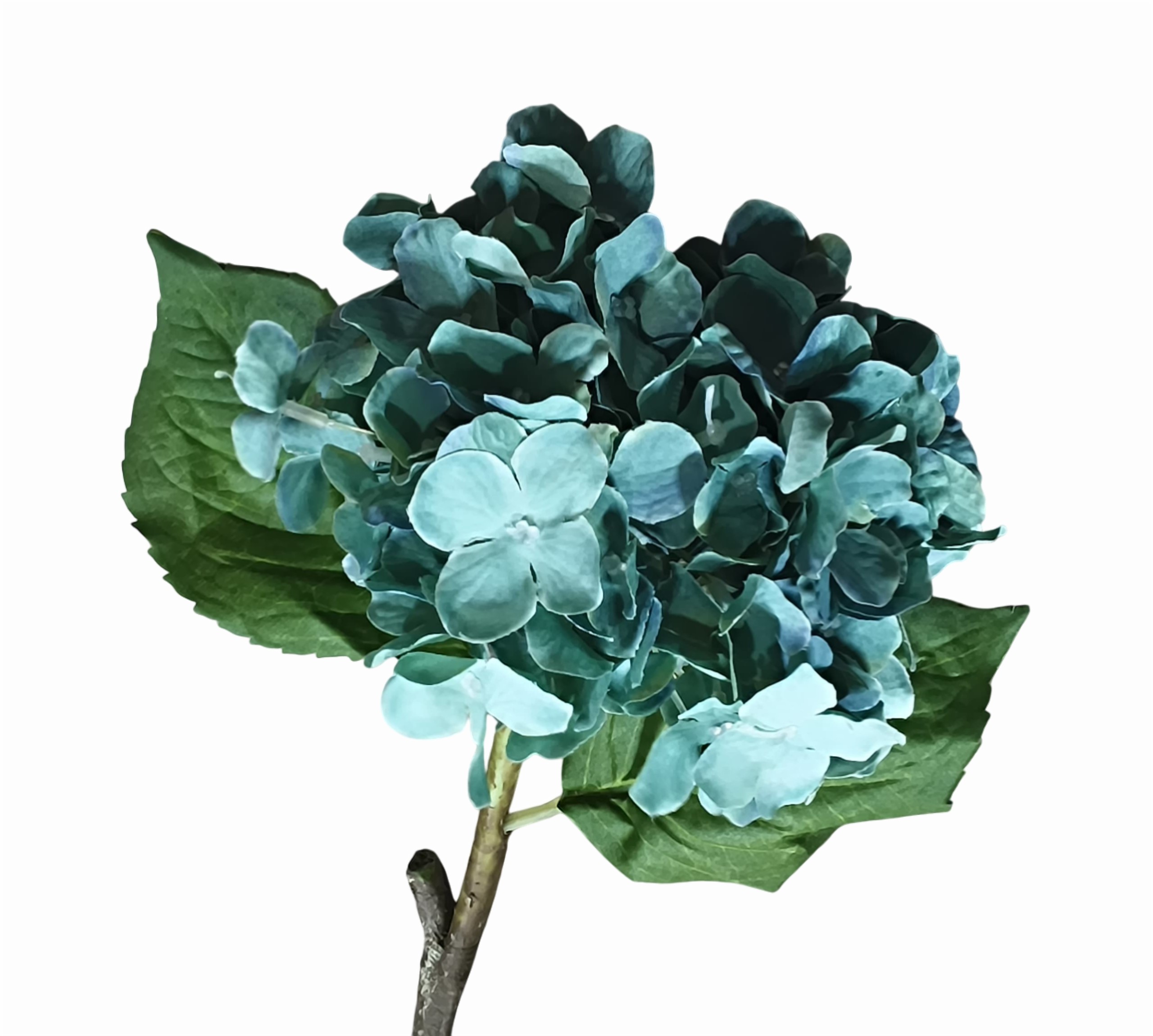 Artificial Hydrangea Flower Stick (Sea Green)