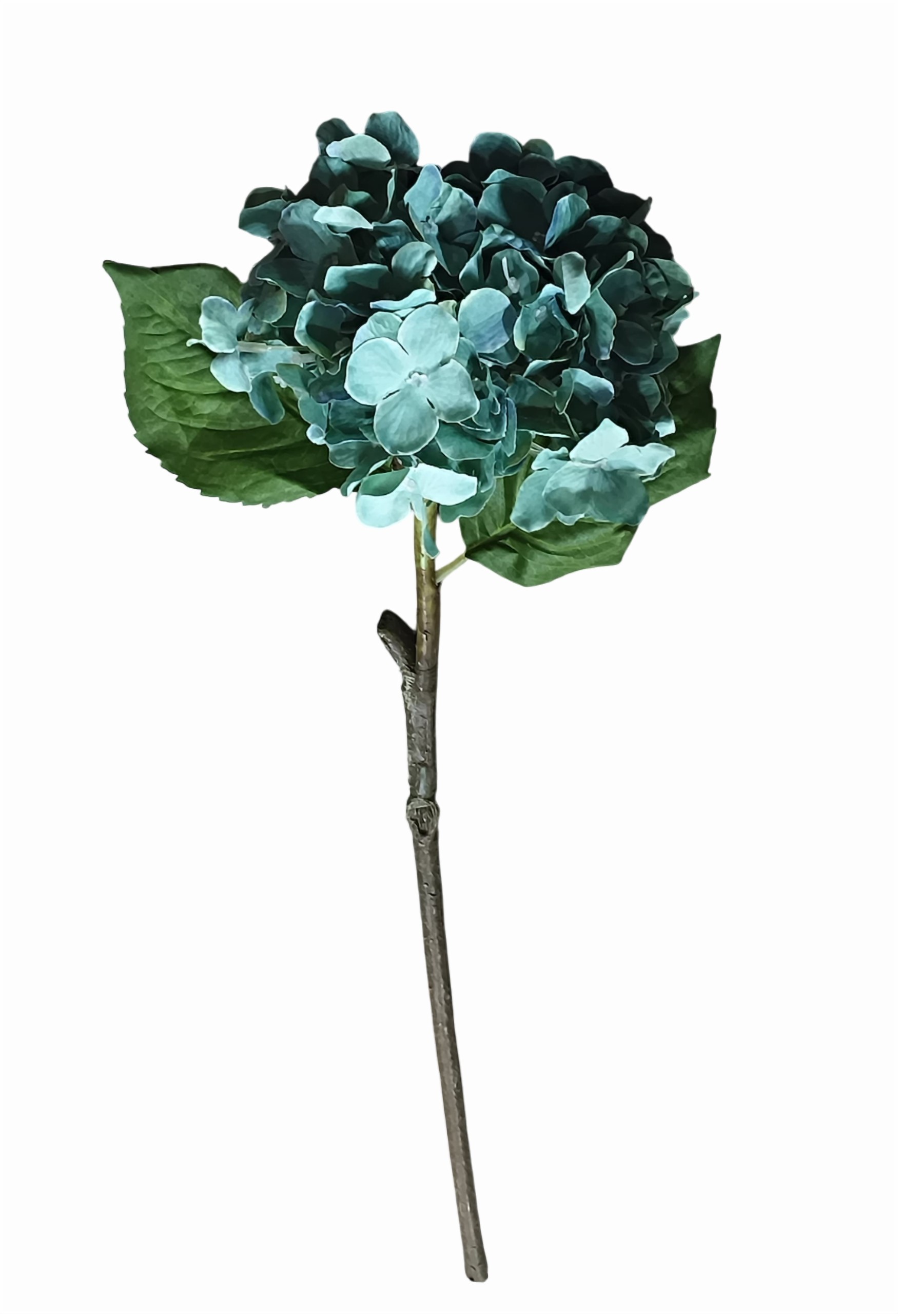 Artificial Hydrangea Flower Stick (Sea Green)