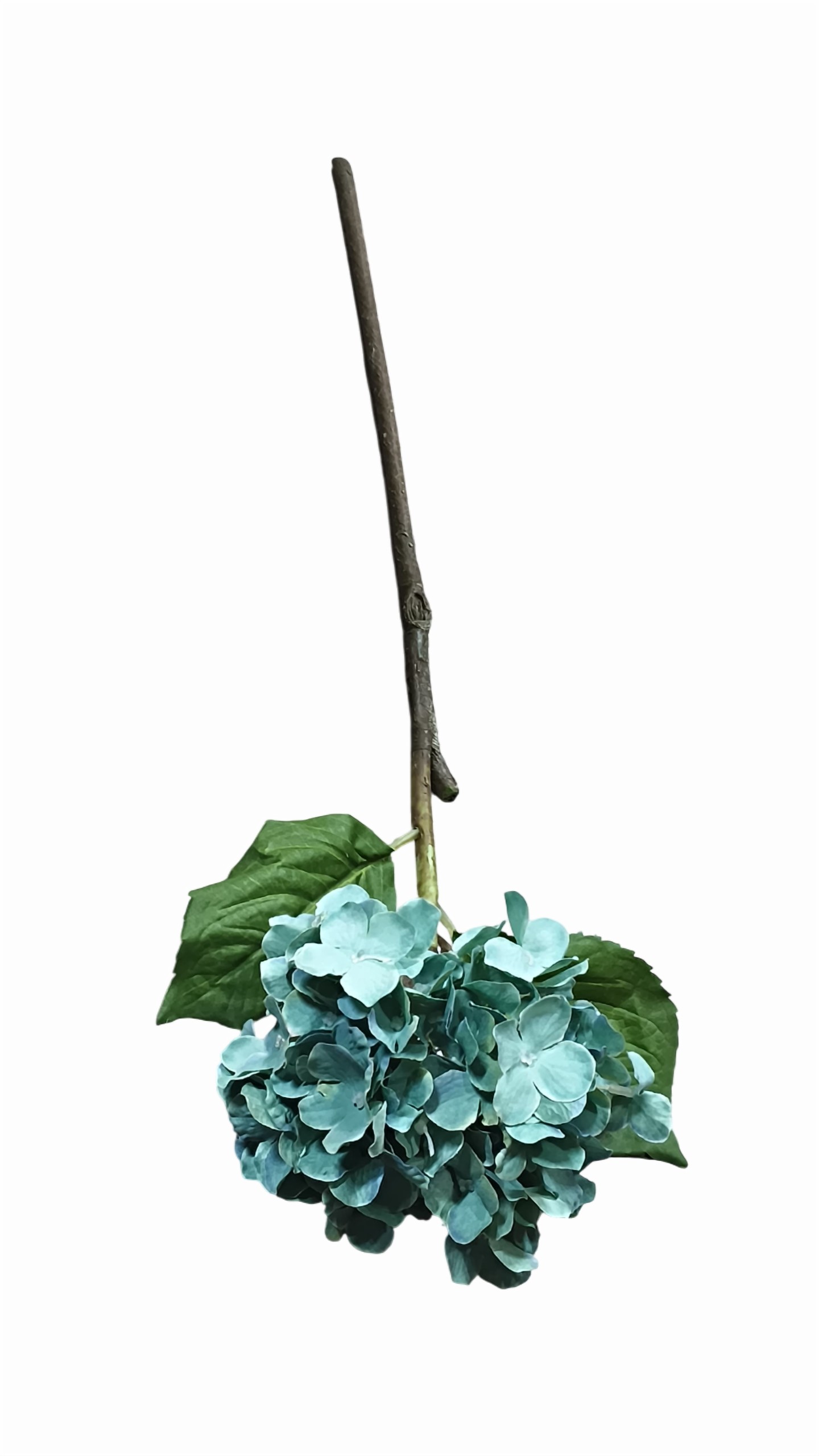 Artificial Hydrangea Flower Stick (Sea Green)