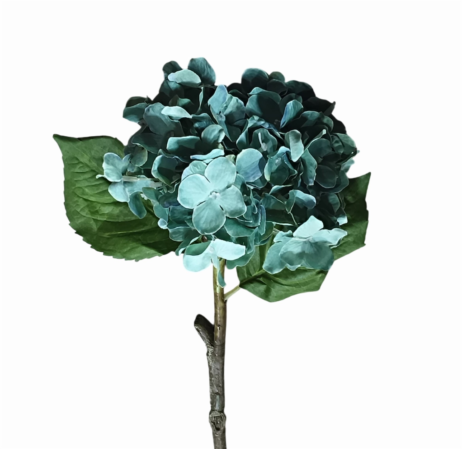Artificial Hydrangea Flower Stick (Sea Green)