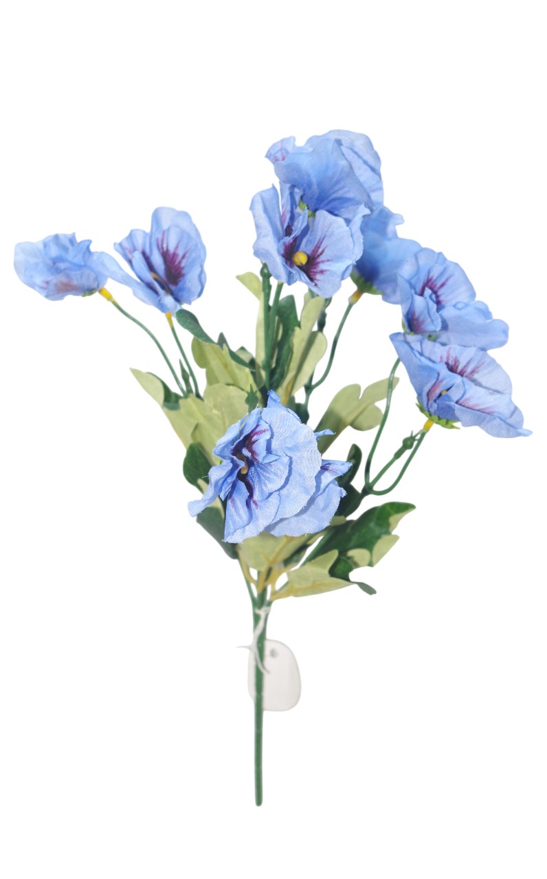 (5 Heads) Small Artificial Flower Bunch (Sky Blue)