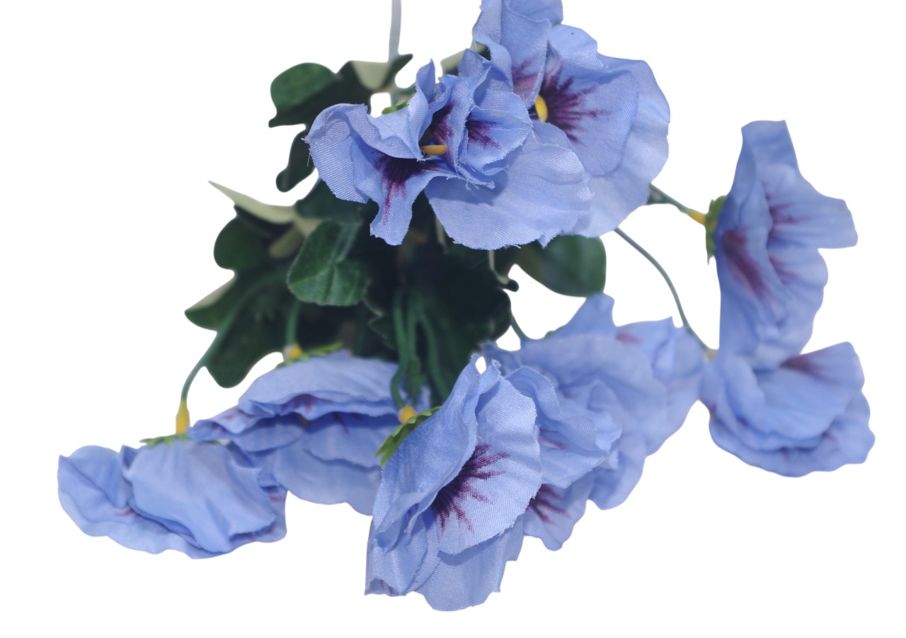 (5 Heads) Small Artificial Flower Bunch (Sky Blue)