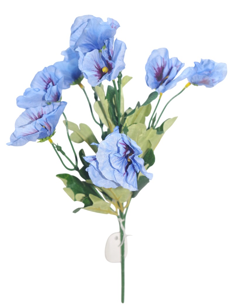 (5 Heads) Small Artificial Flower Bunch (Sky Blue)