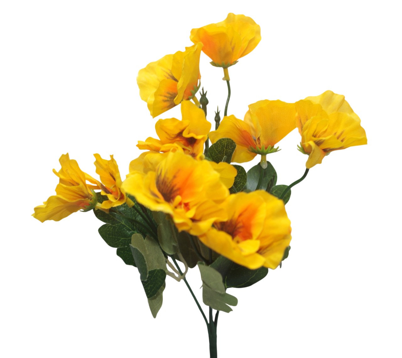 Small Artificial Flower Bunch (Yellow) (5 Heads)