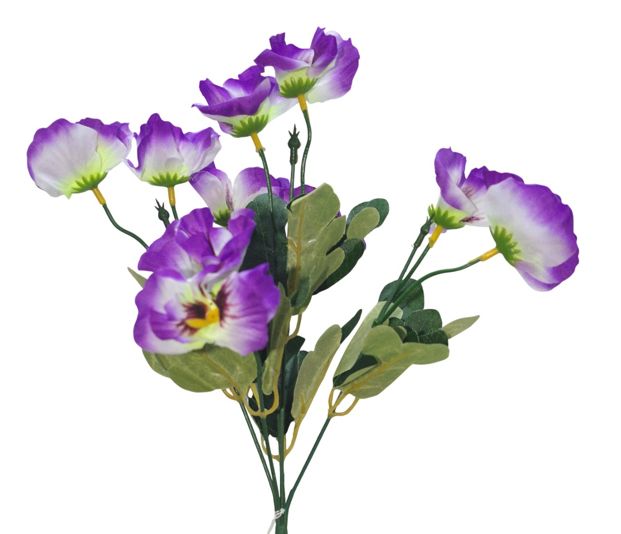 (5 Heads) Small Artificial Flower Bunch (Purple)