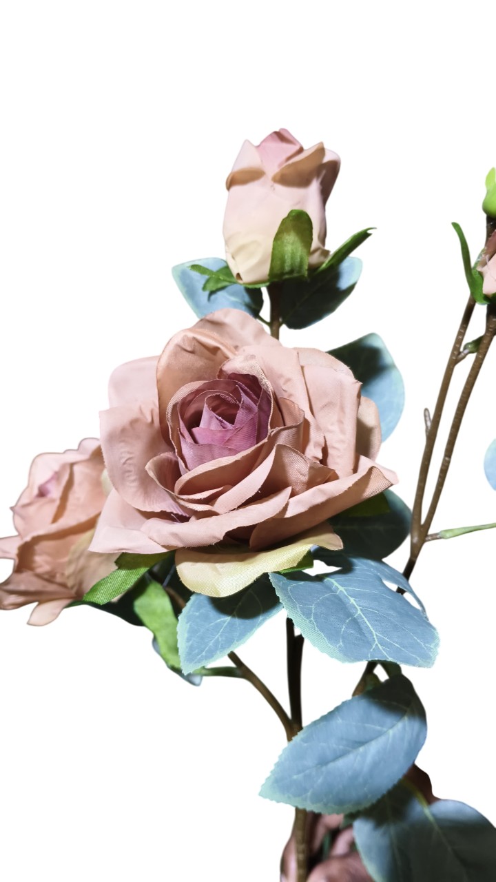 Artificial Rose Flowers Stick (Beige)