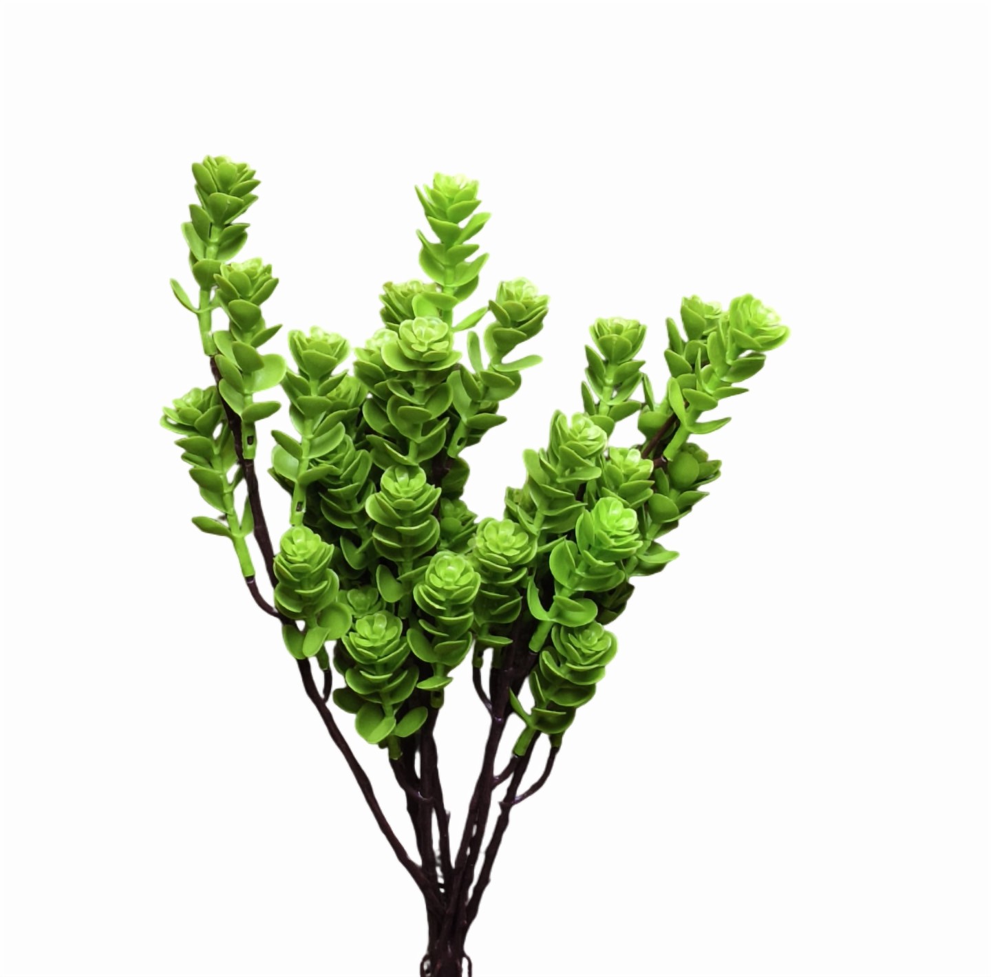 Artificial Plants Greenery Bushes Bunch (Light Green)