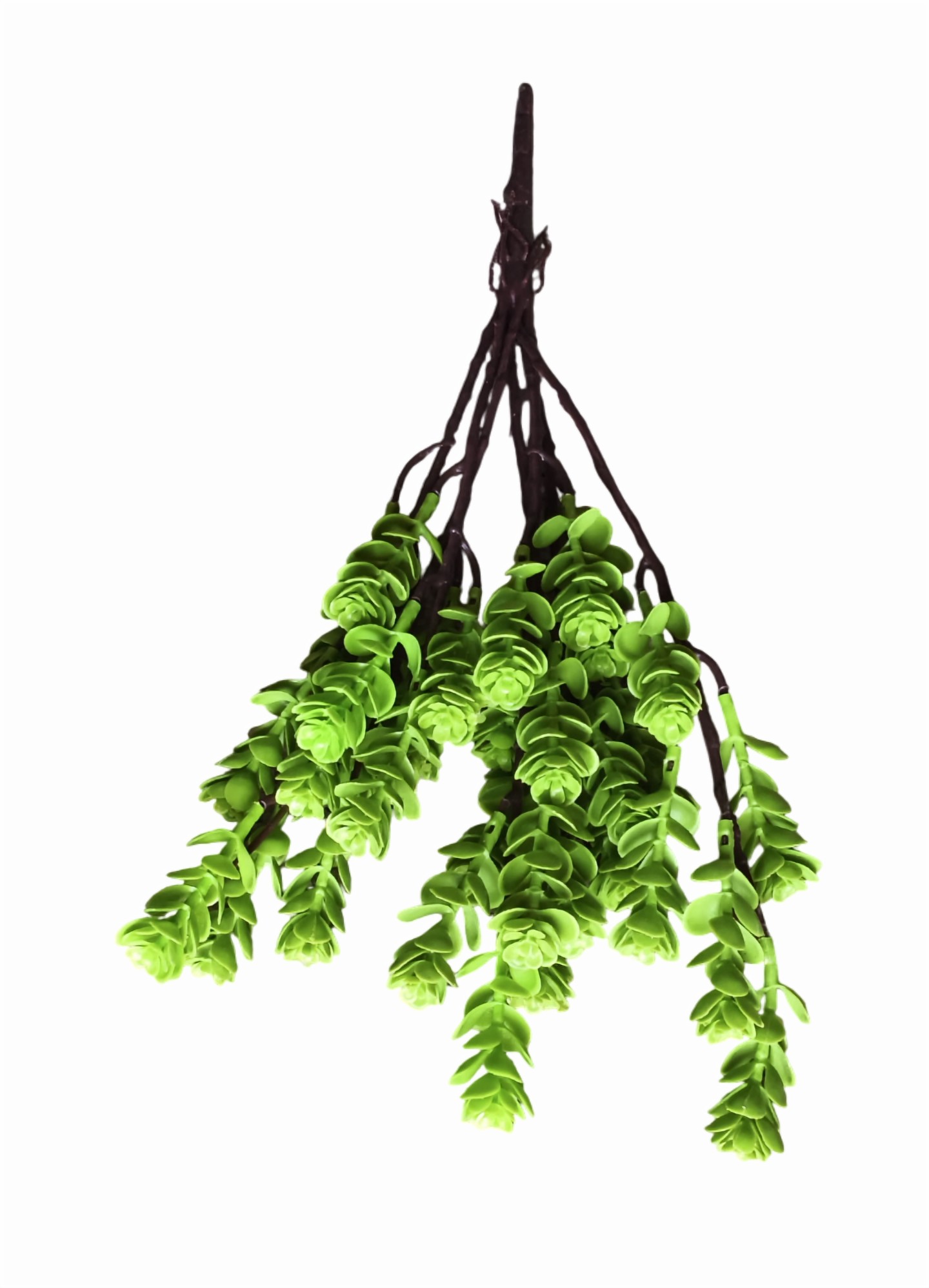 Artificial Plants Greenery Bushes Bunch (Light Green)