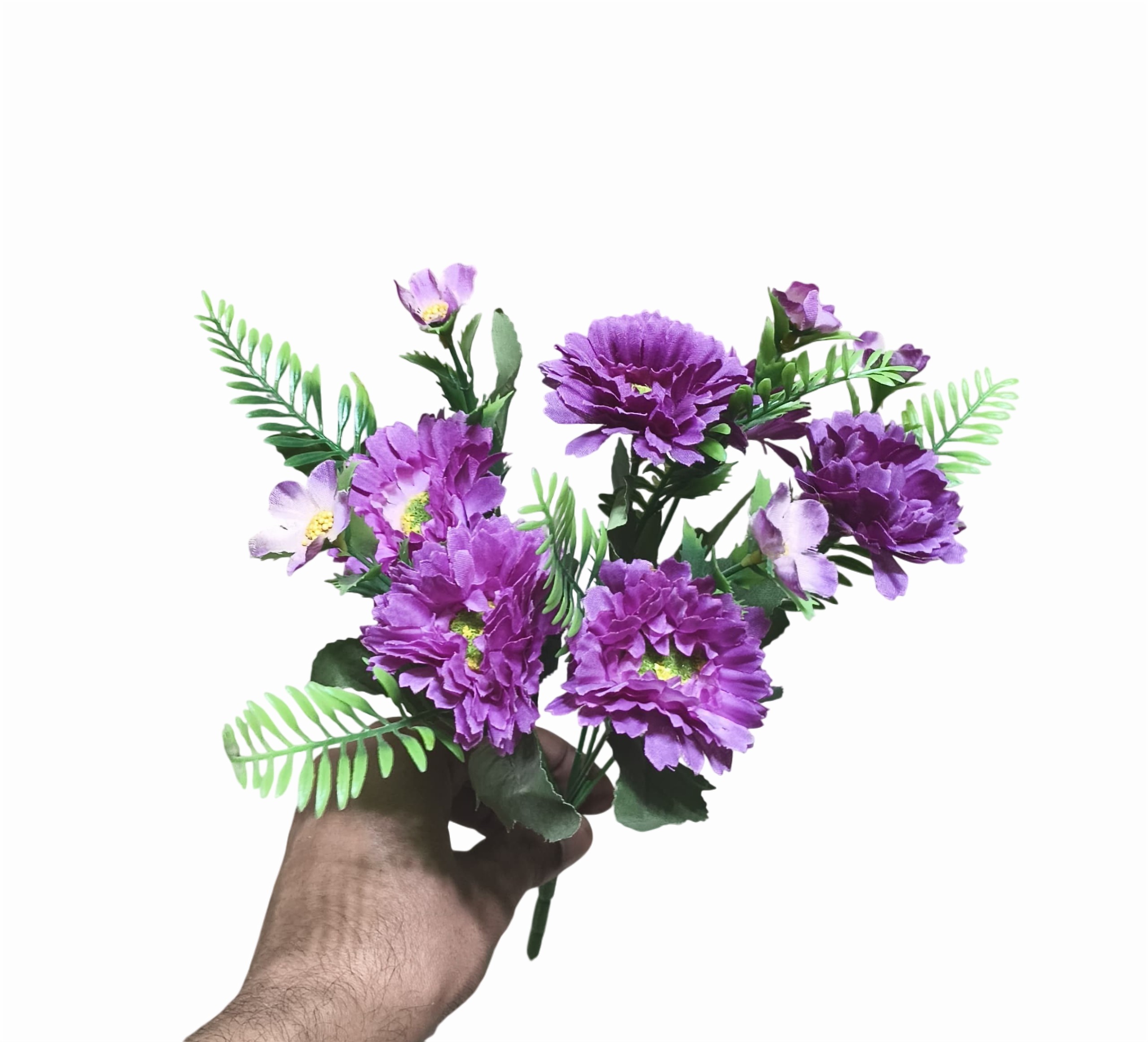 Artificial Gerbera Flower Bunch (Purple)