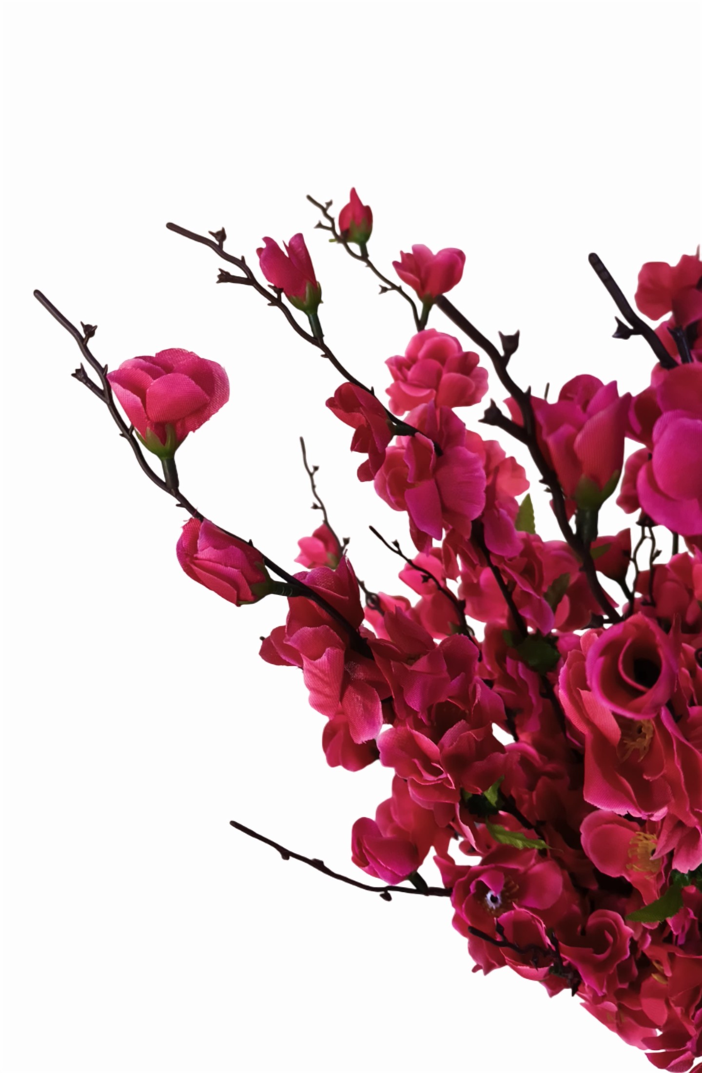 Artificial Blossom Flower Stick (Pink) (Without Pot)