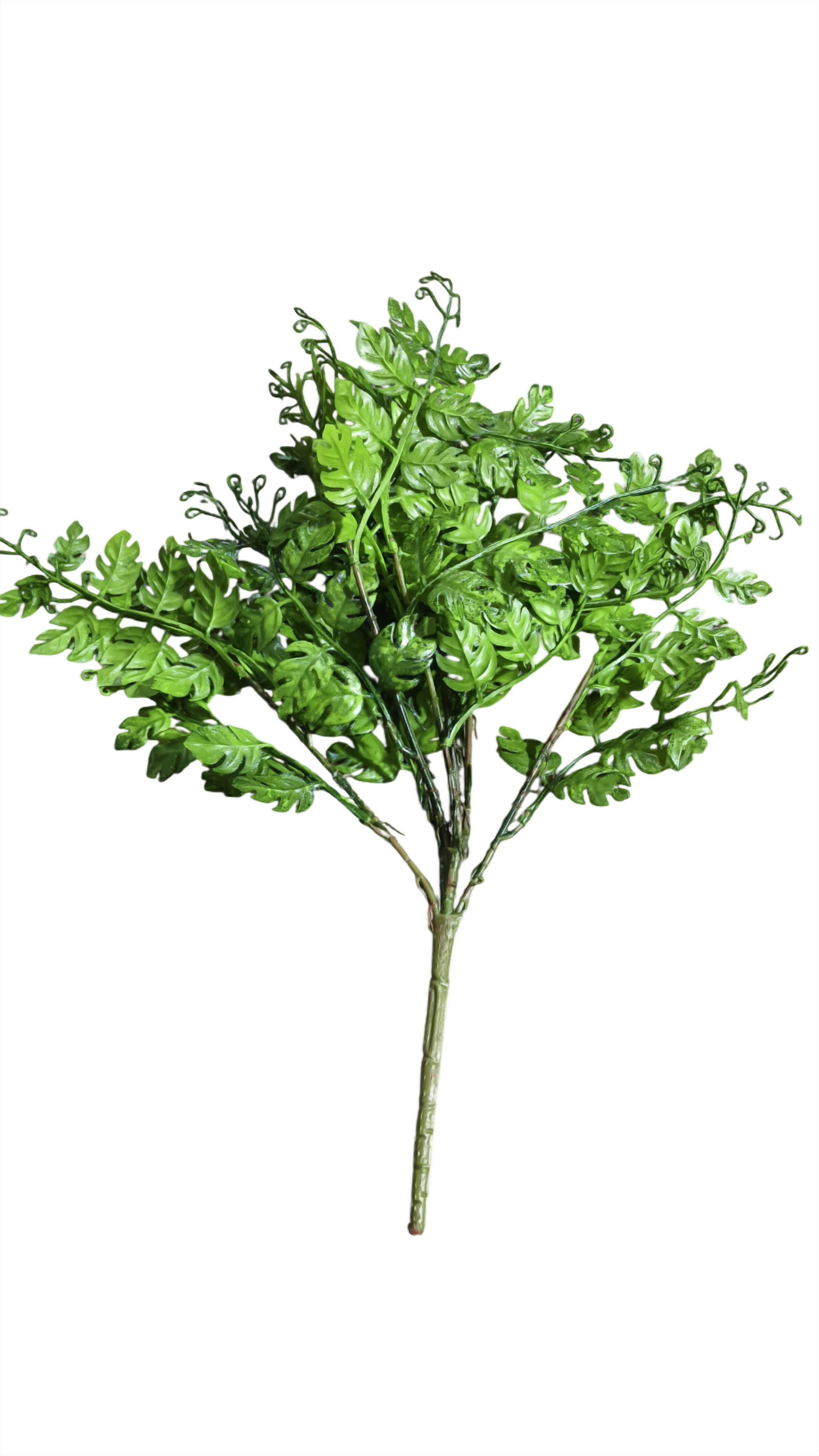 Artificial Monstera Leaf Plastic Bunch (Green)