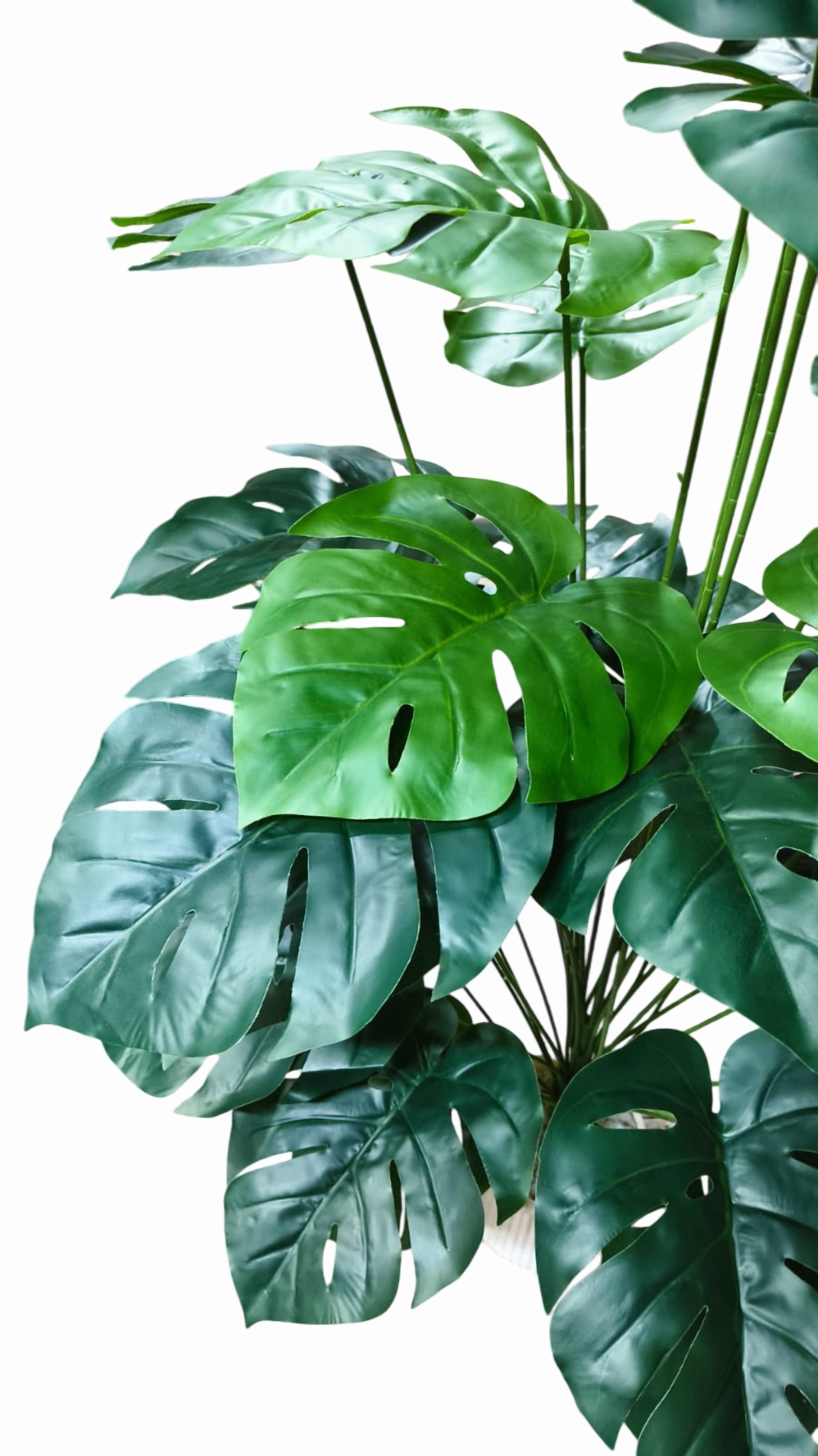 4 Ft. Artificial Monstera Tree Plant (Green) (Without Pot)