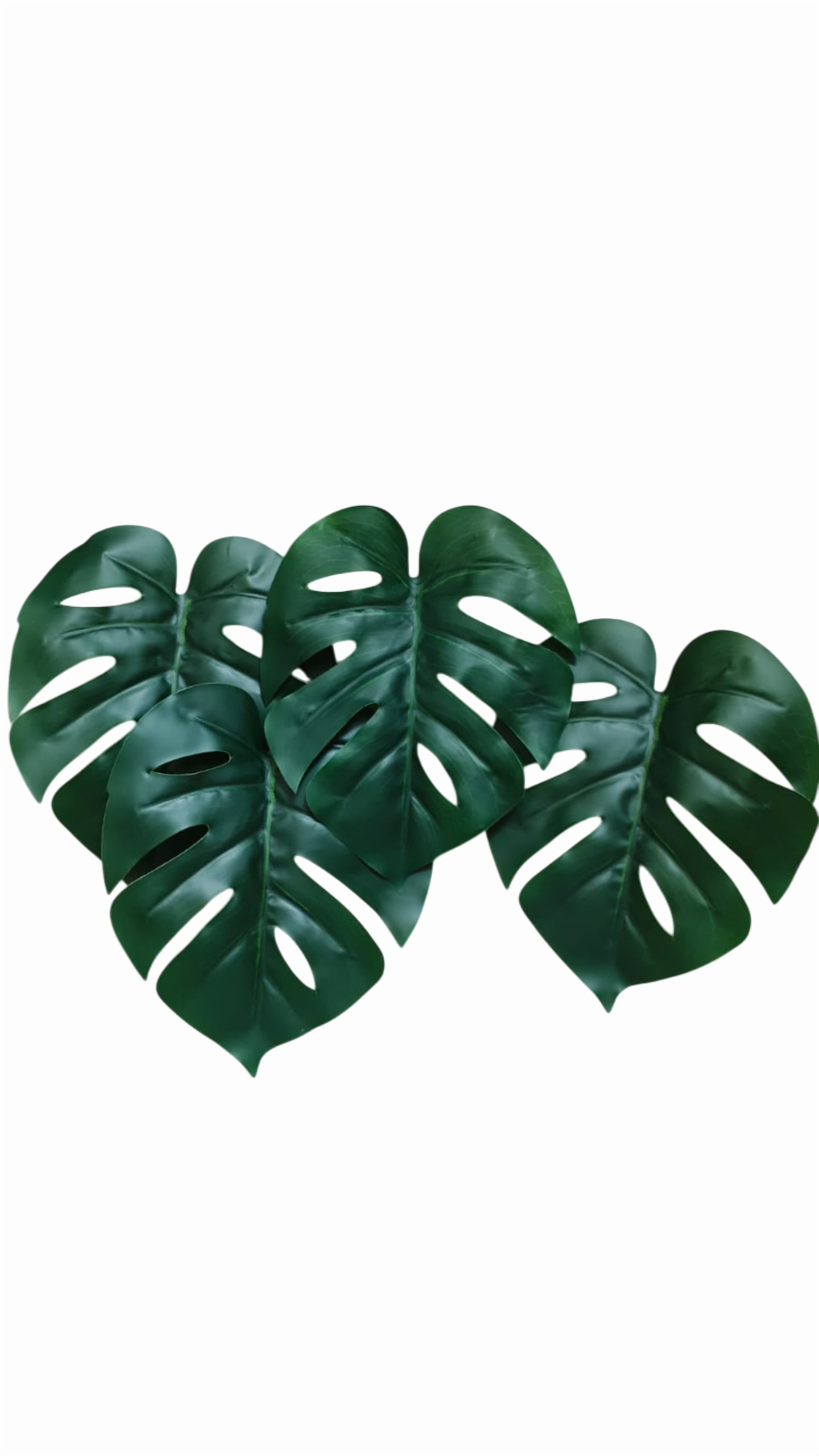 4 Ft. Artificial Monstera Tree Plant (Green) (Without Pot)