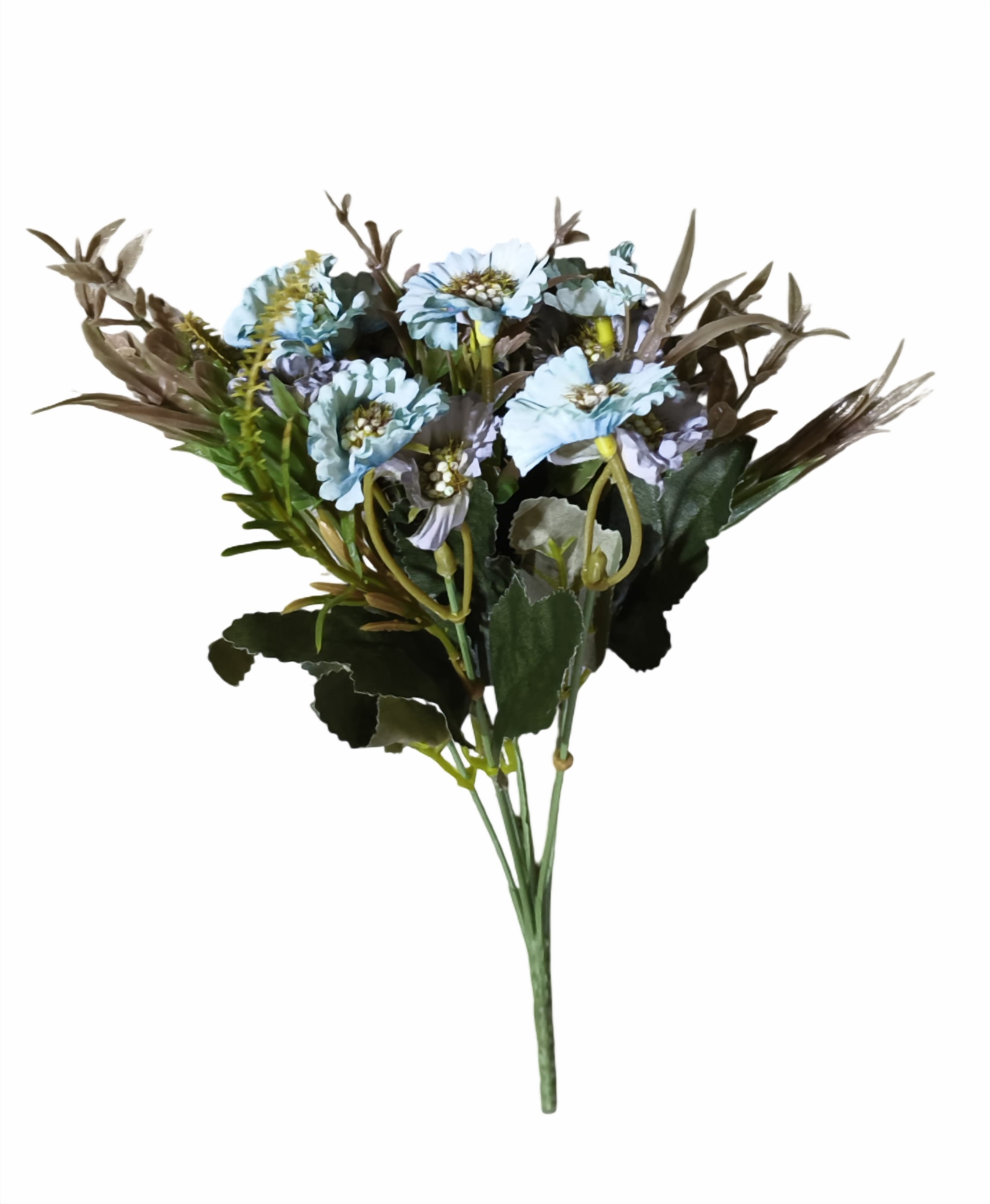 Artificial Daisy Flower Bunch (Sky Blue)
