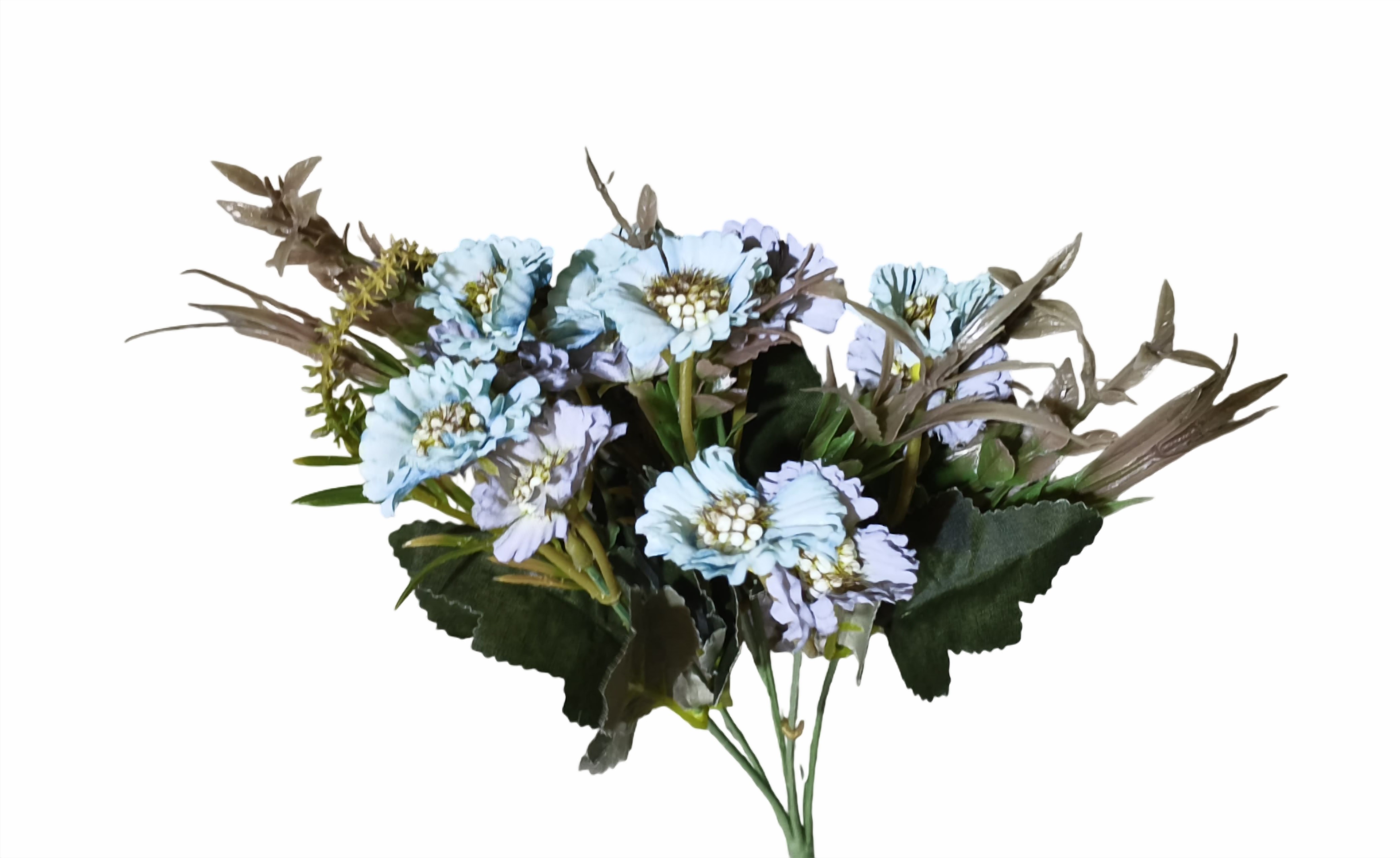 Artificial Daisy Flower Bunch (Sky Blue)
