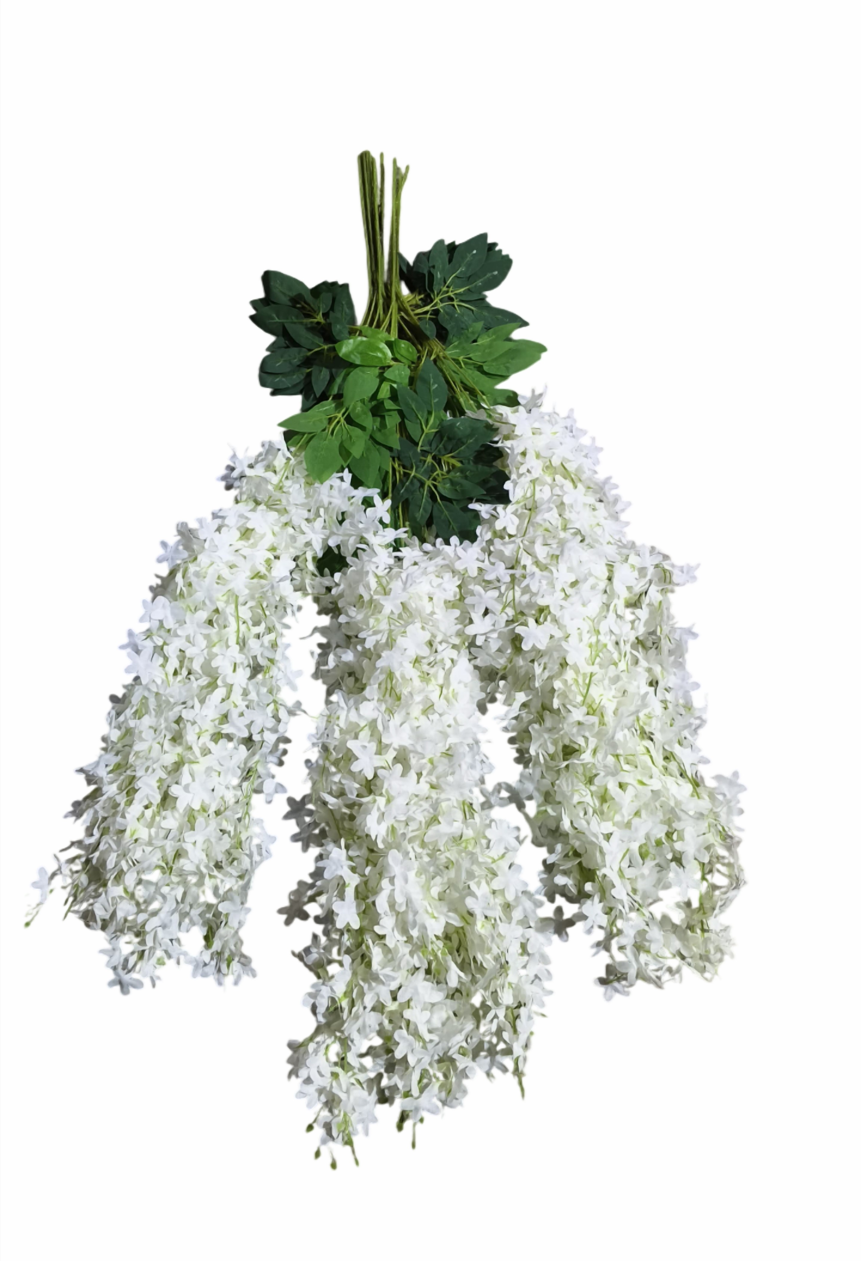 Artificial Wisteria Vine Flower Hanging (Off White)