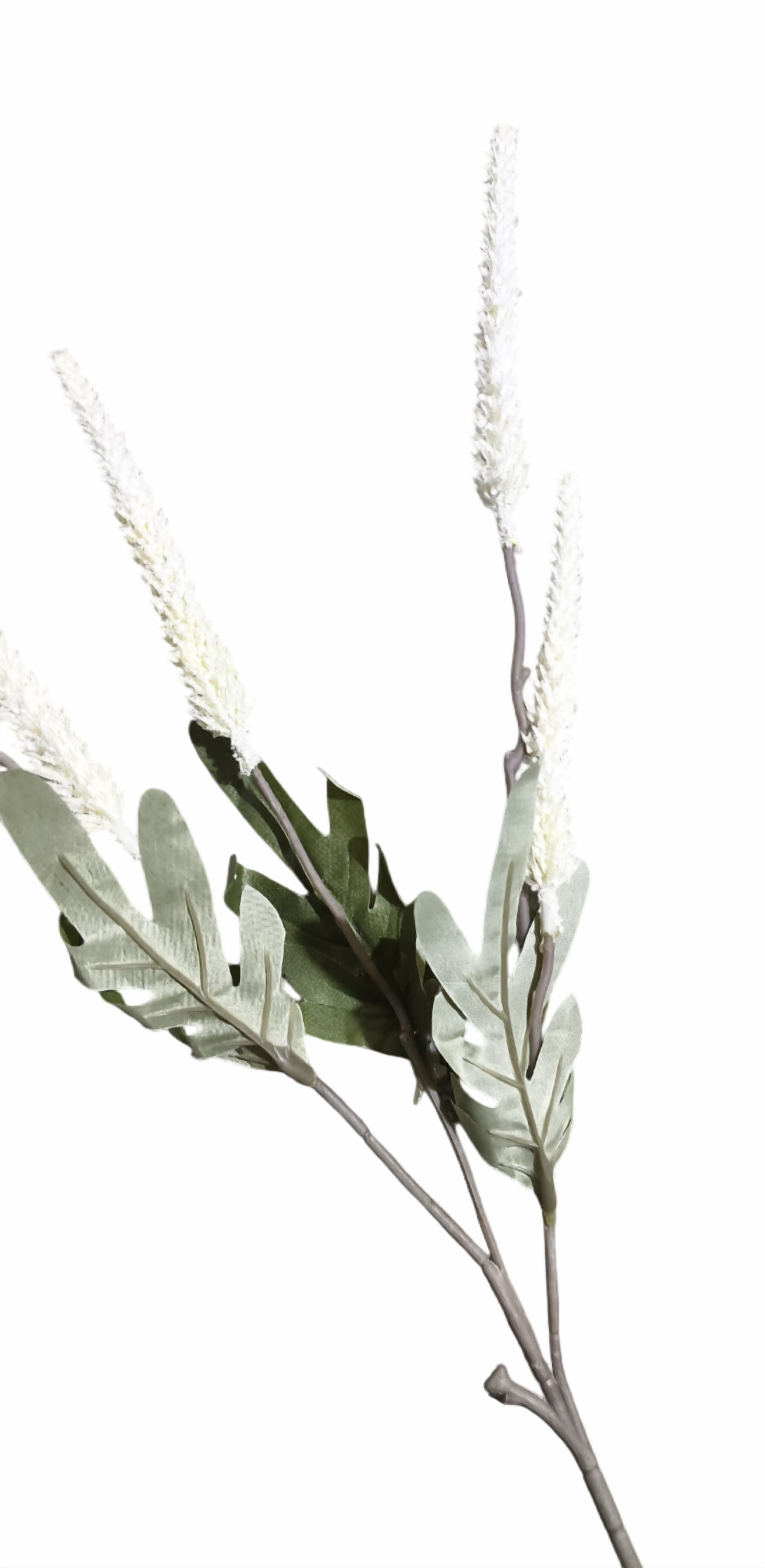 Artificial Dry Lavender Flower Stick (White)