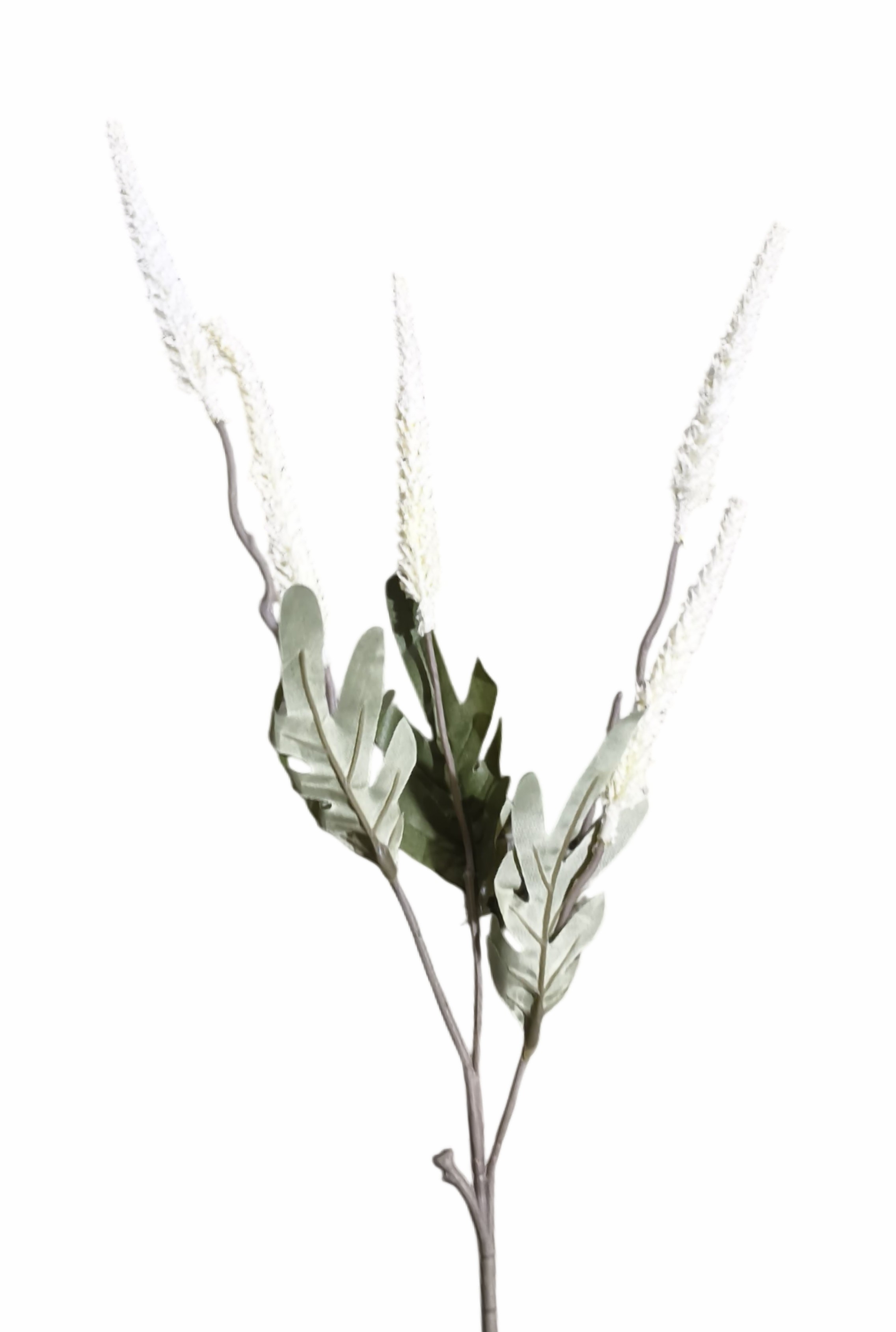Artificial Dry Lavender Flower Stick (White)