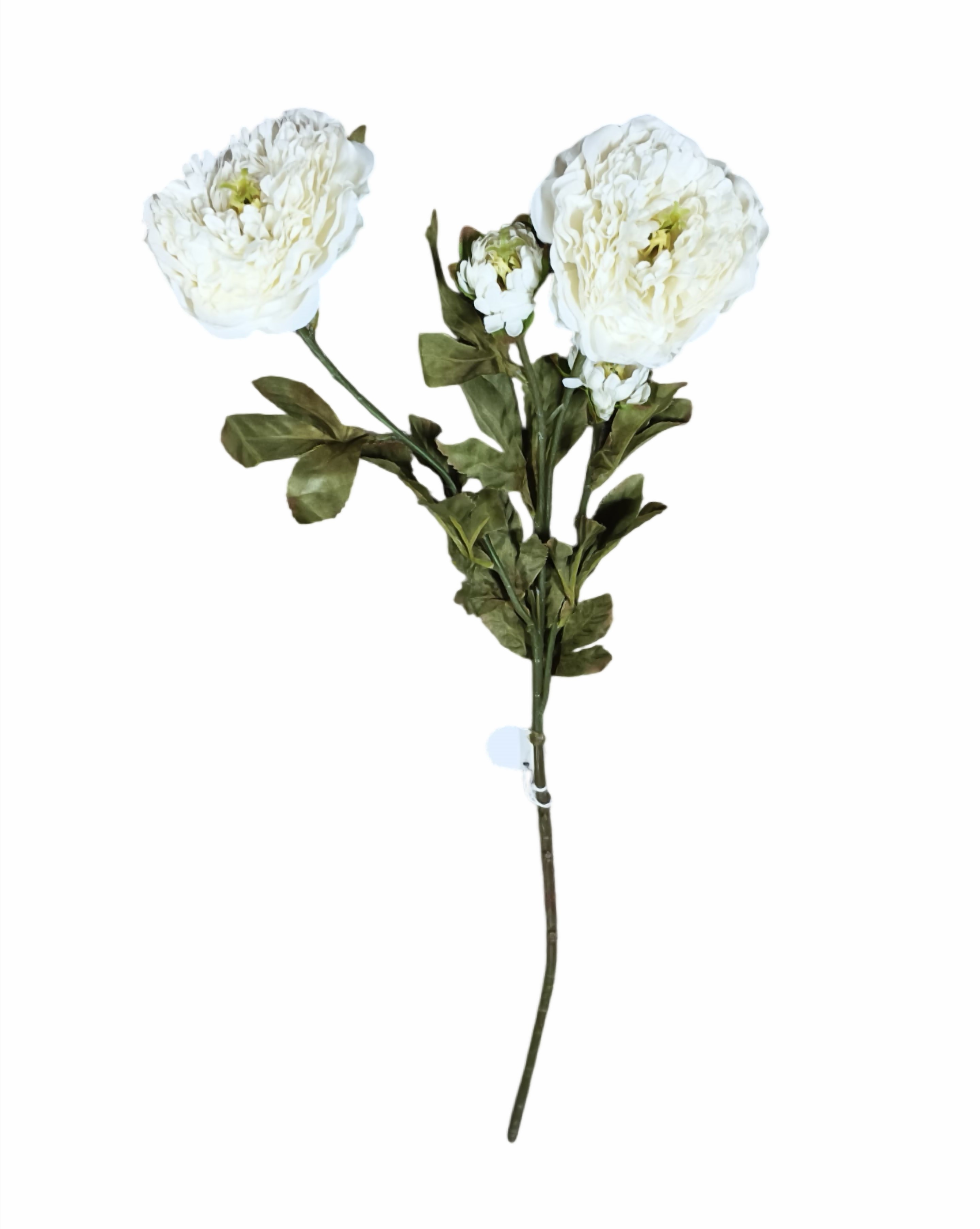 Artificial Peony Flowers Stick (Cream)