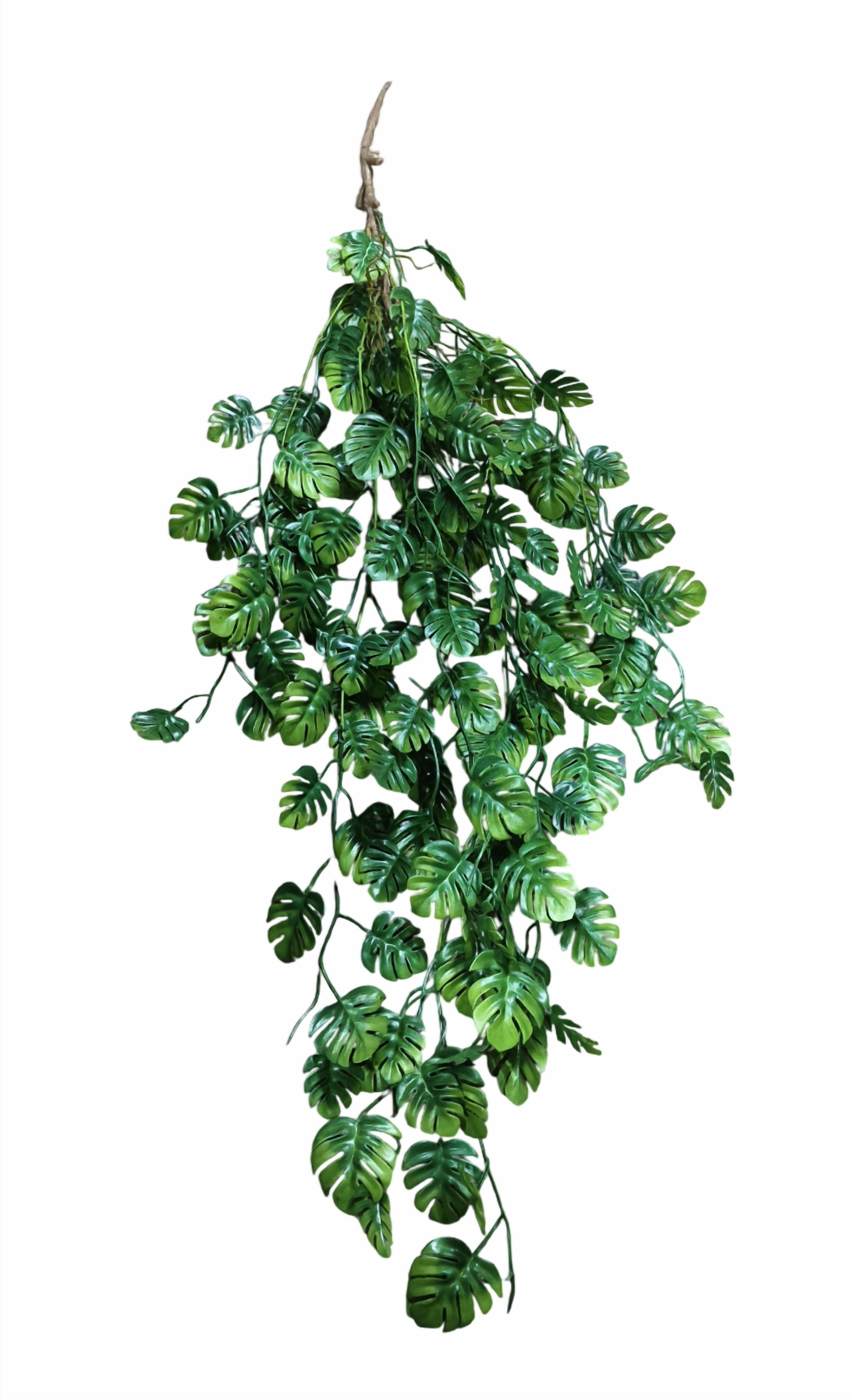 Artificial Monstera Leaf Falling (Dark Green)