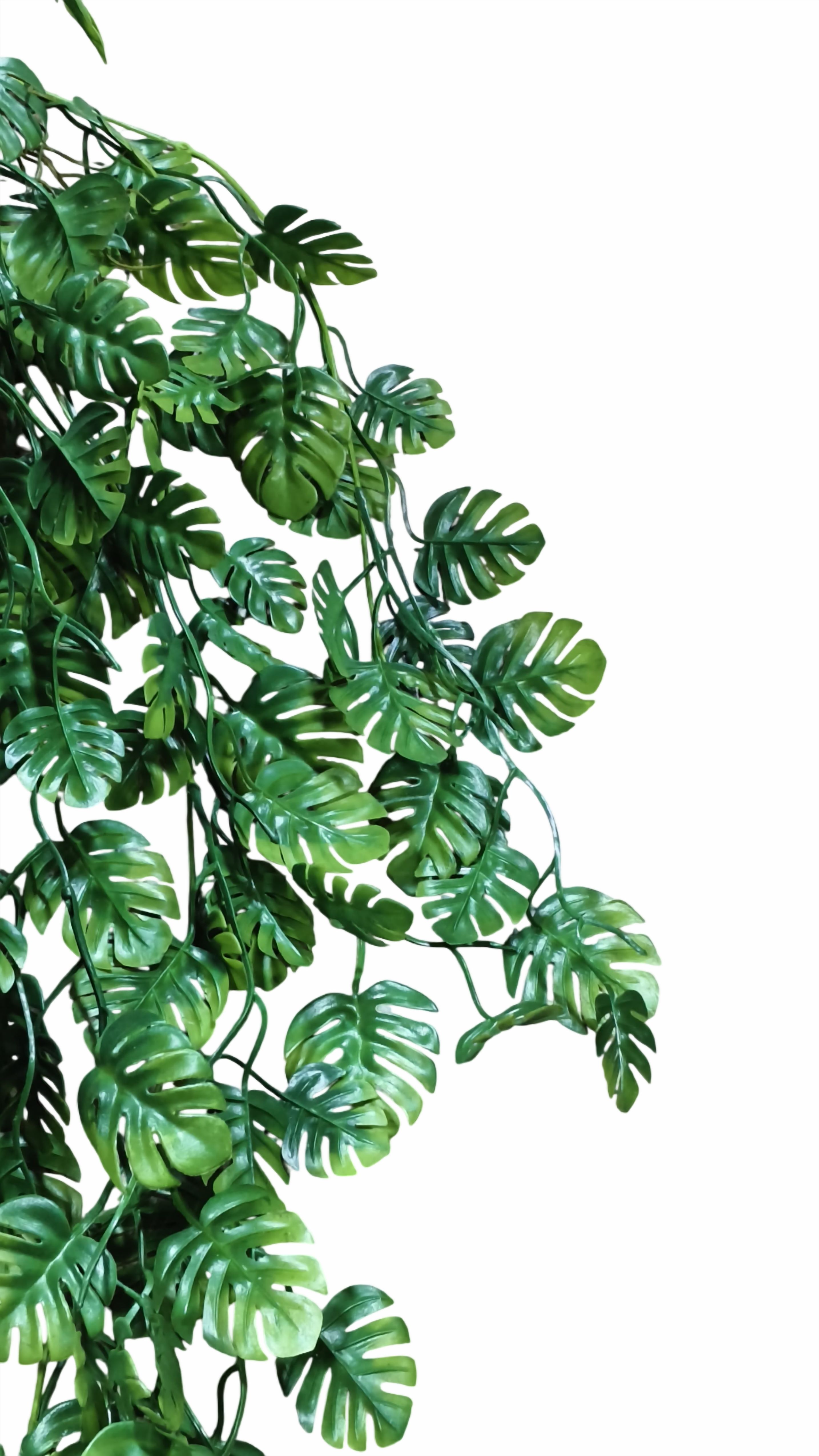Artificial Monstera Leaf Falling (Dark Green)
