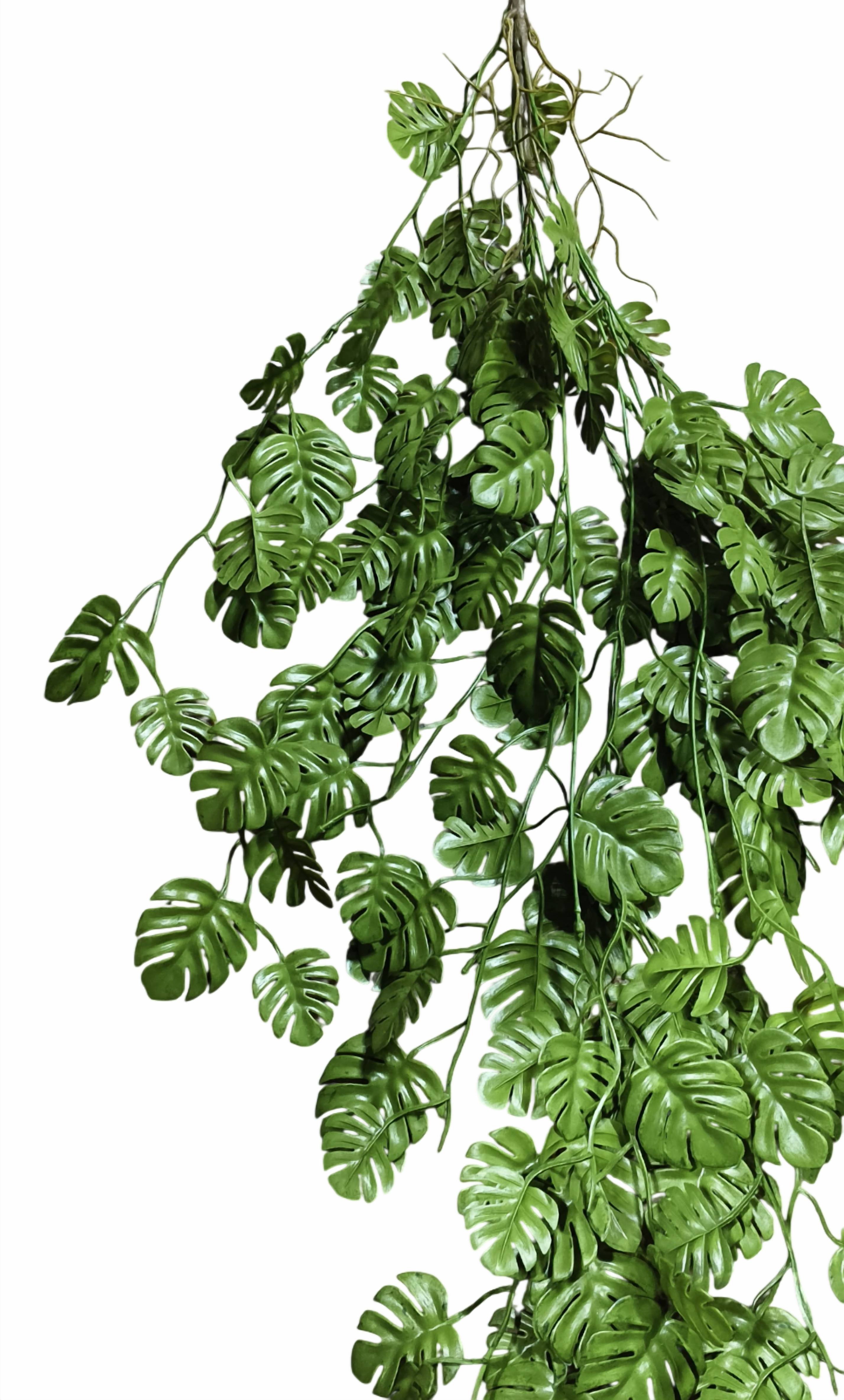 Artificial Monstera Leaf Falling (Light Green)