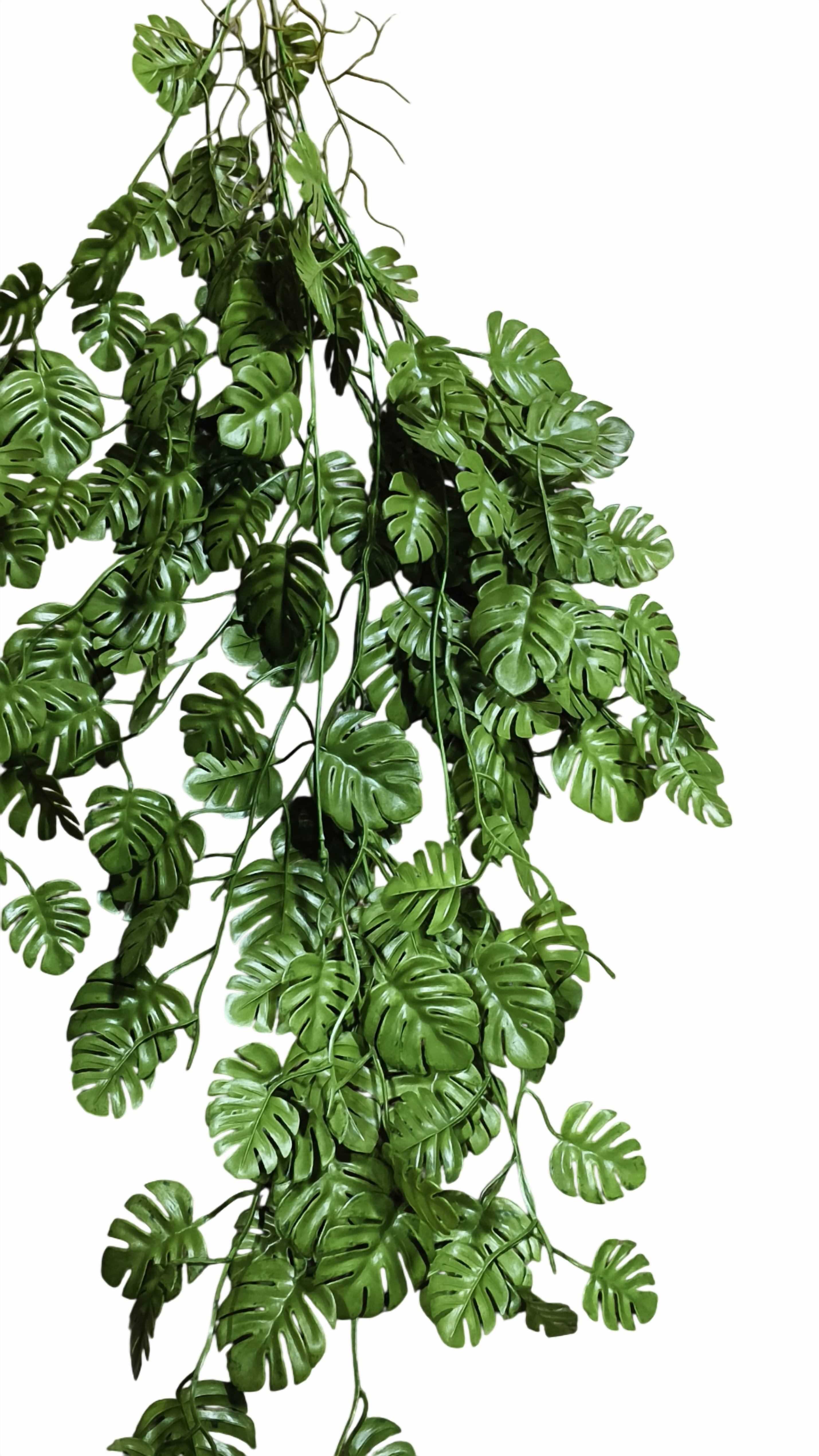 Artificial Monstera Leaf Falling (Light Green)