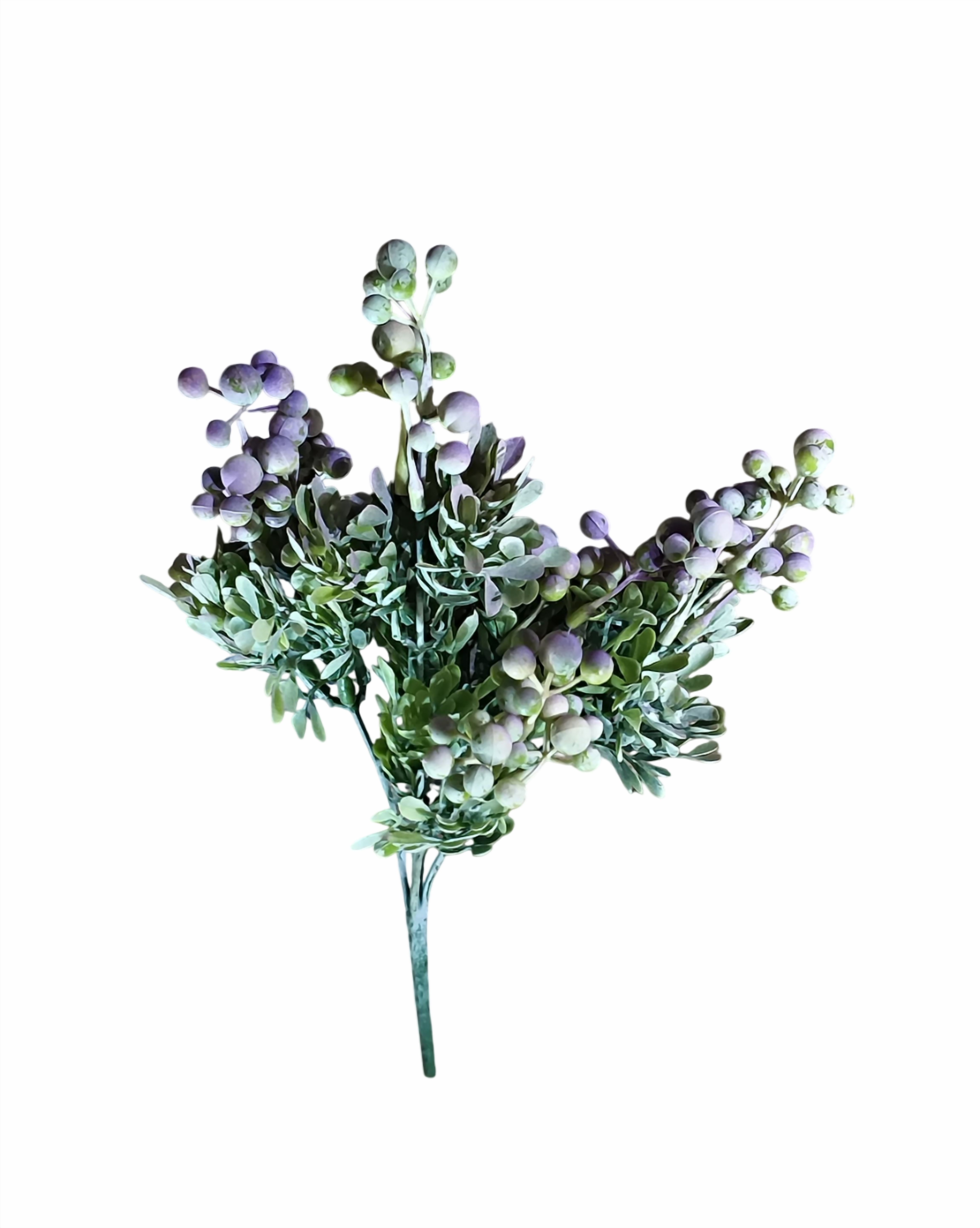 Artificial Berries Bush Bunch (Purple)