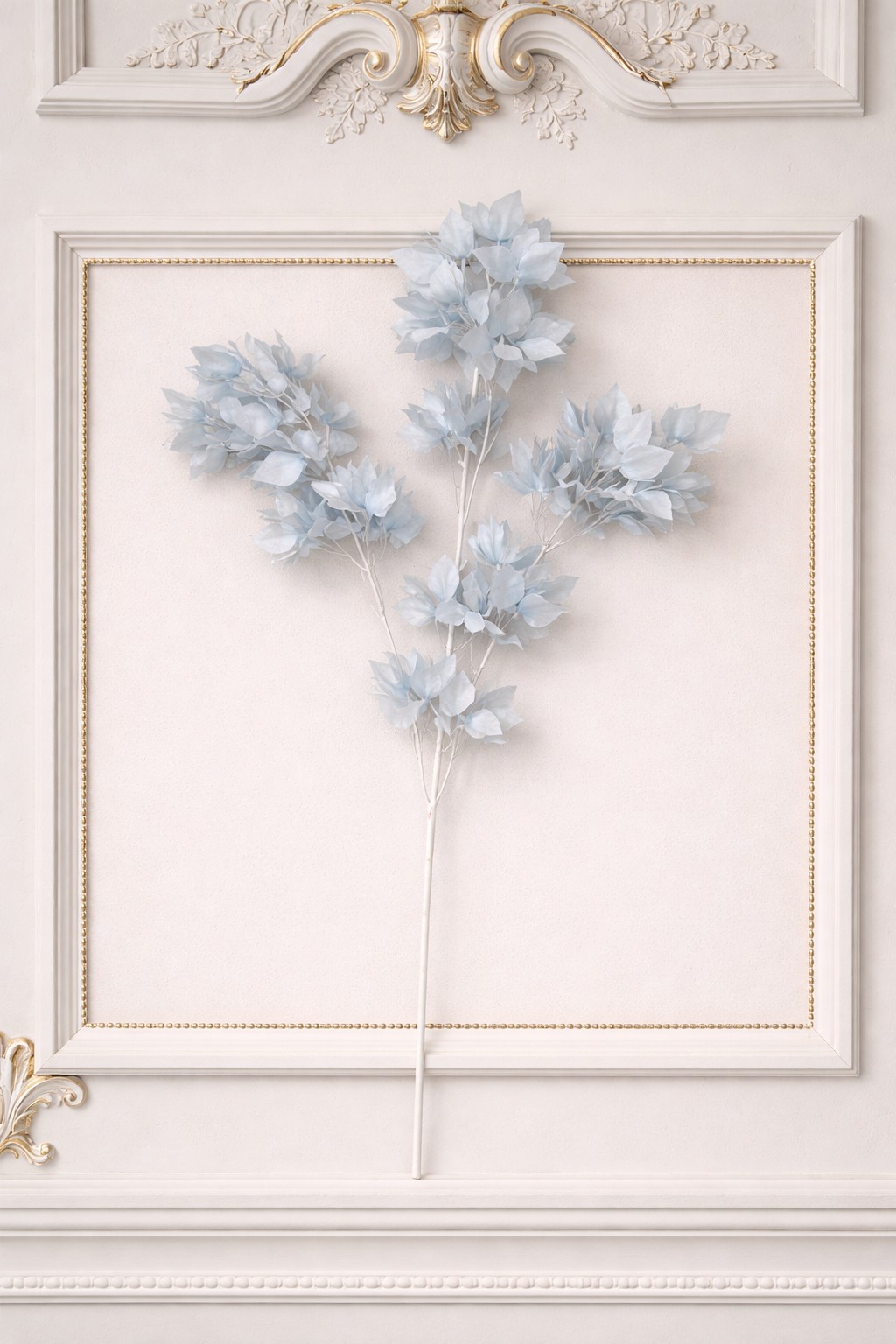 Artificial Blue Flower Branch Stick