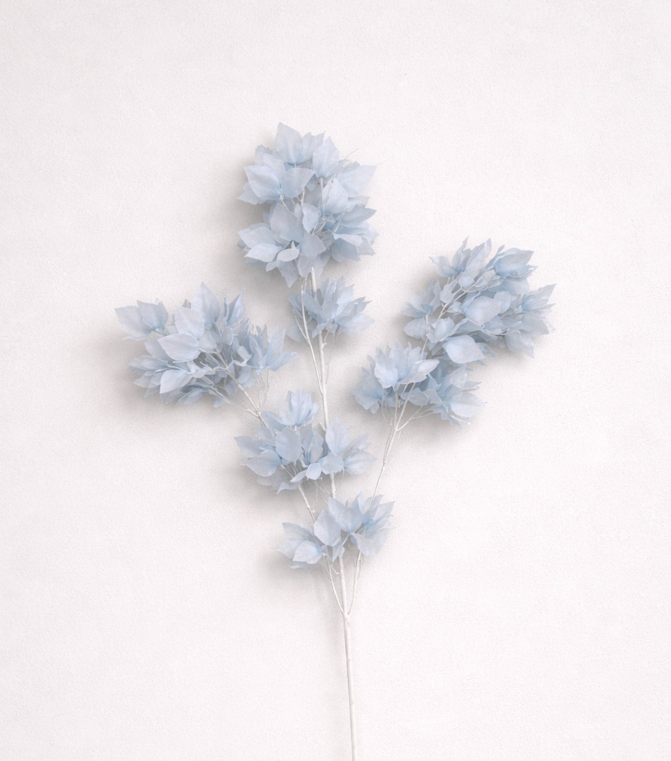 Artificial Blue Flower Branch Stick