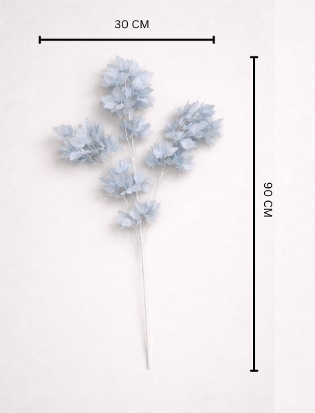 Artificial Blue Flower Branch Stick