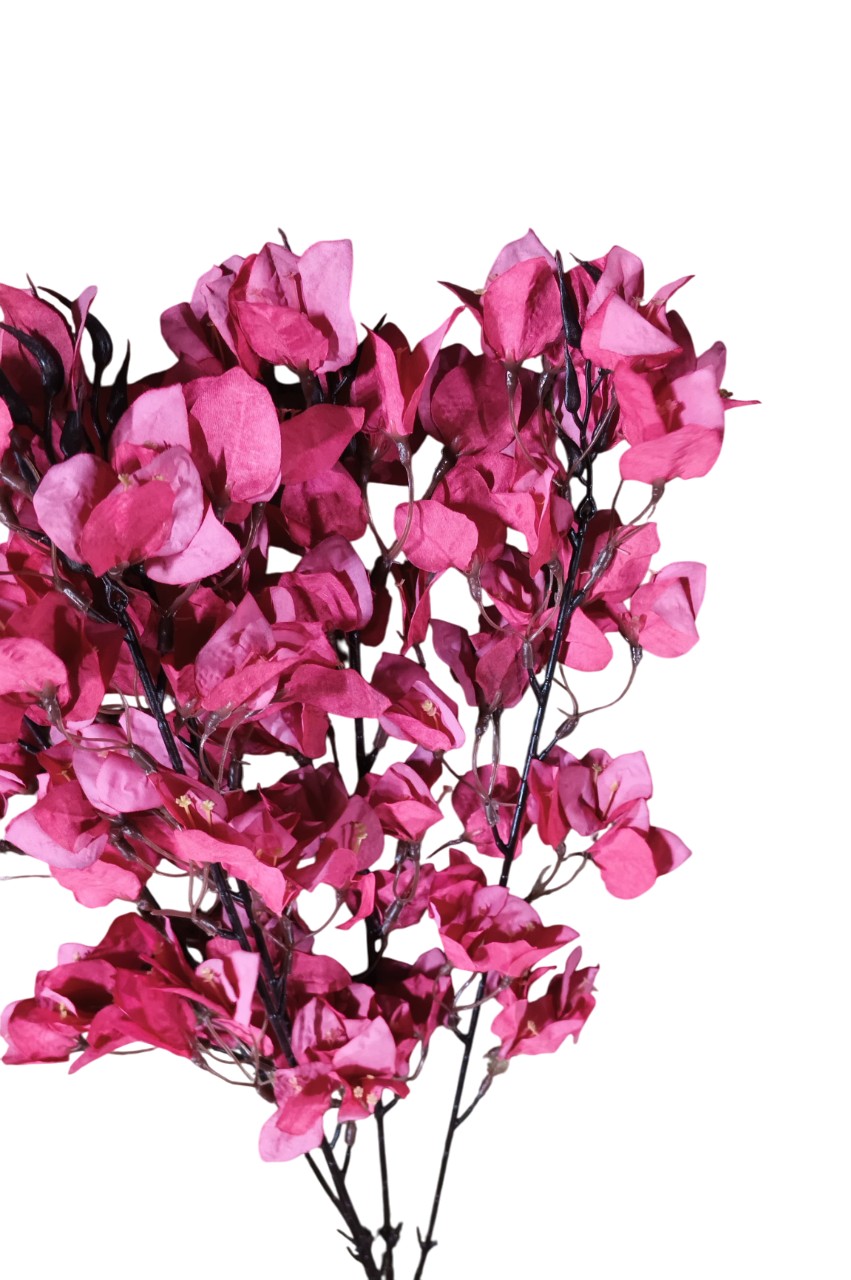 Artificial Bougainvillea Flower Bunch (Dark Pink)