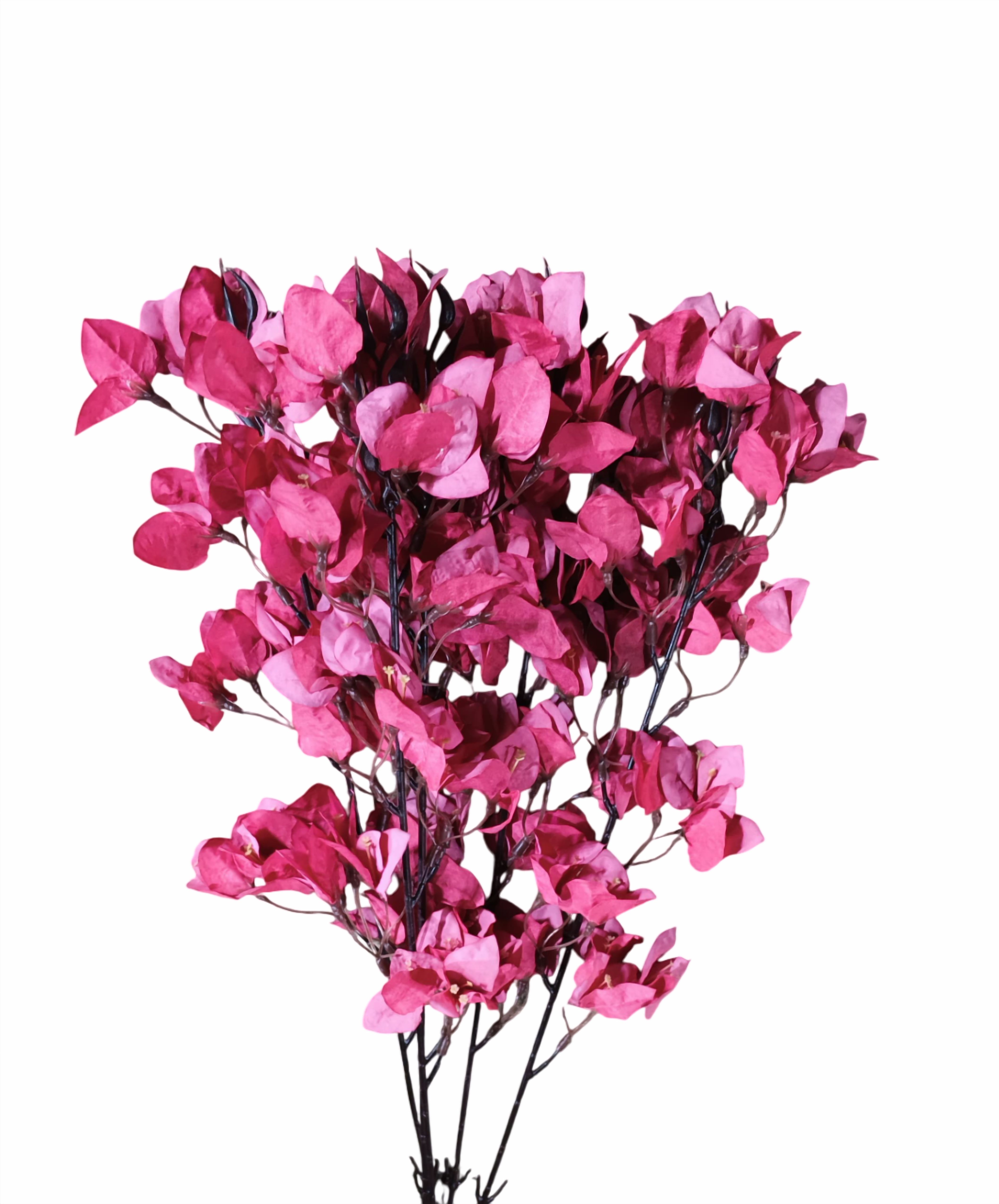Artificial Bougainvillea Flower Bunch (Dark Pink)