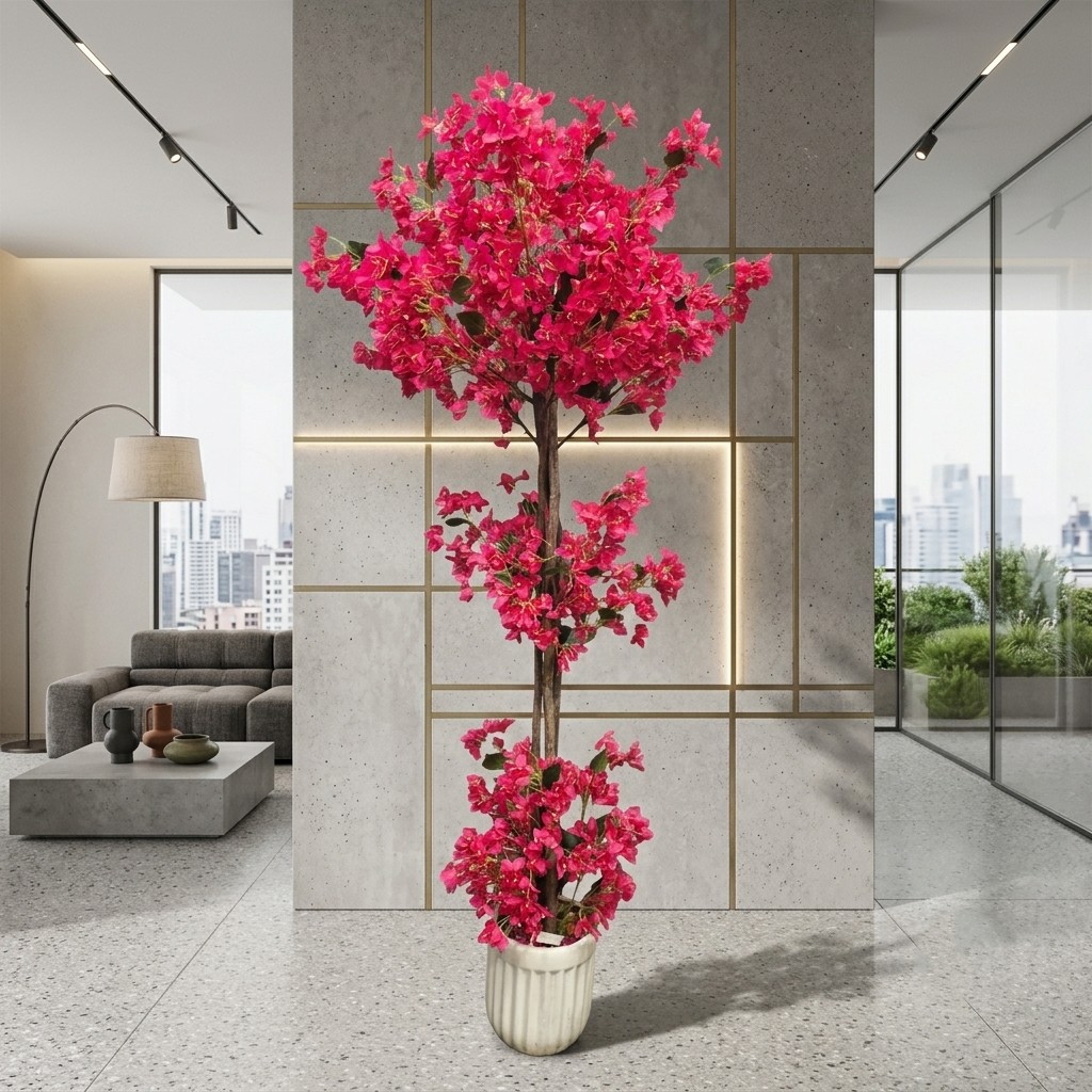 Artificial Bougainvillea Topiary Tree 6ft (Without Pot)