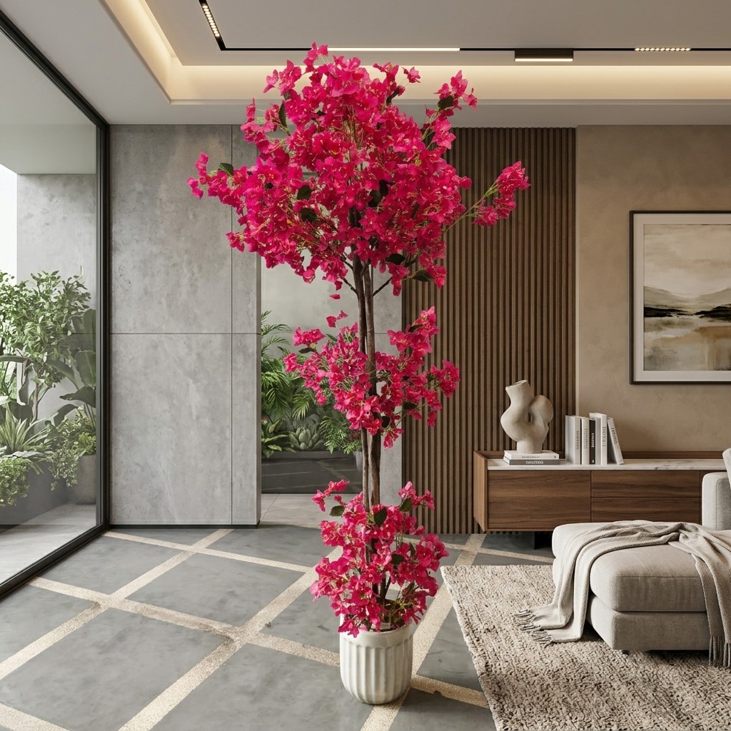 Artificial Bougainvillea Topiary Tree 6ft (Without Pot)
