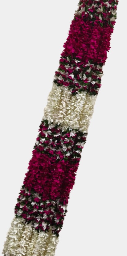 Artificial Dark Pink Flower Garlands (5.5 Feet)