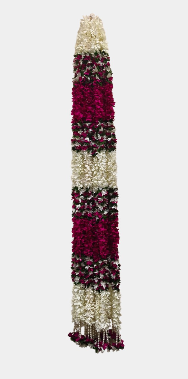 Artificial Dark Pink Flower Garlands (5.5 Feet)