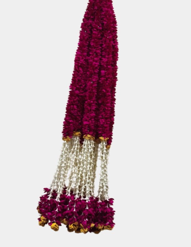 Artificial Dark Pink Toran Garland Hanging (2.5 Feet)
